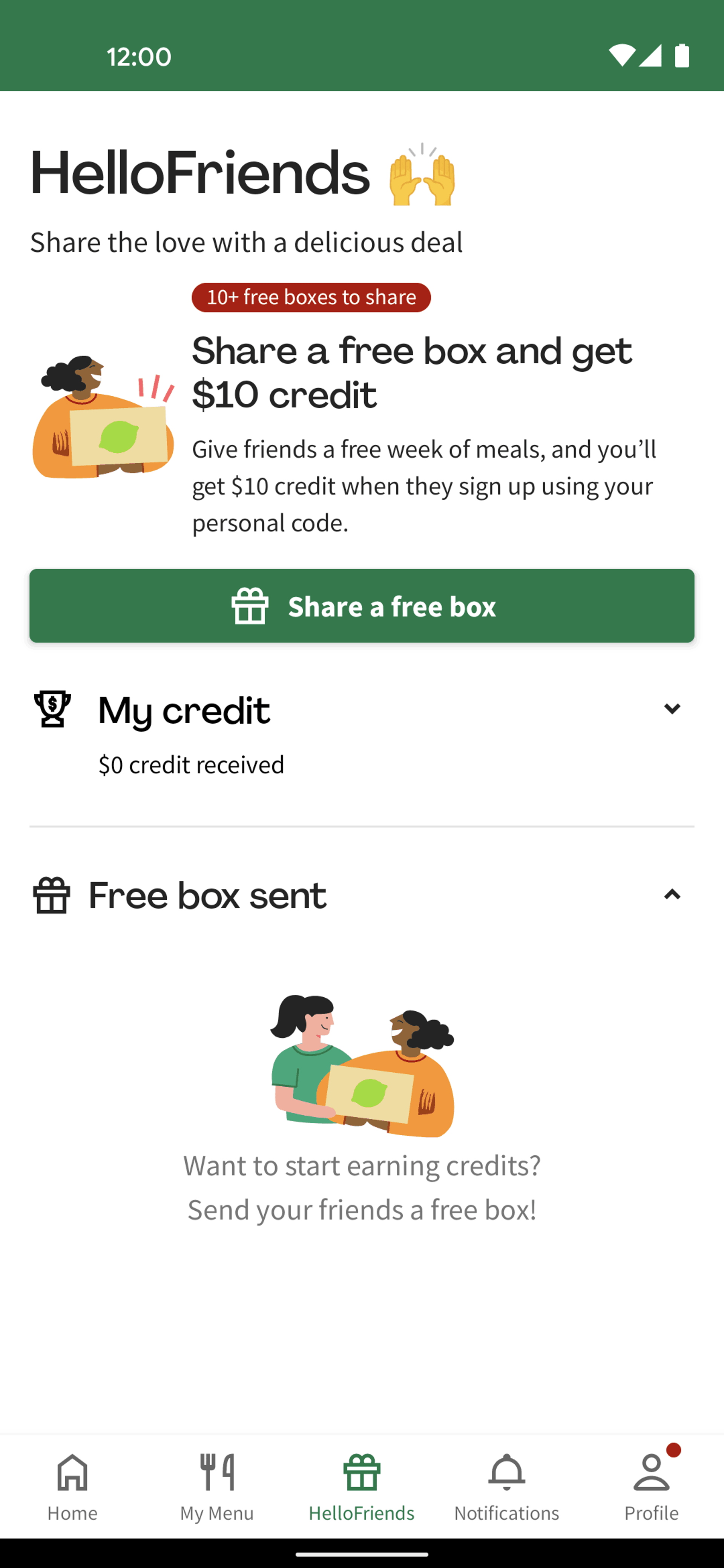 HelloFresh Android Food & Drink interface screenshot 5