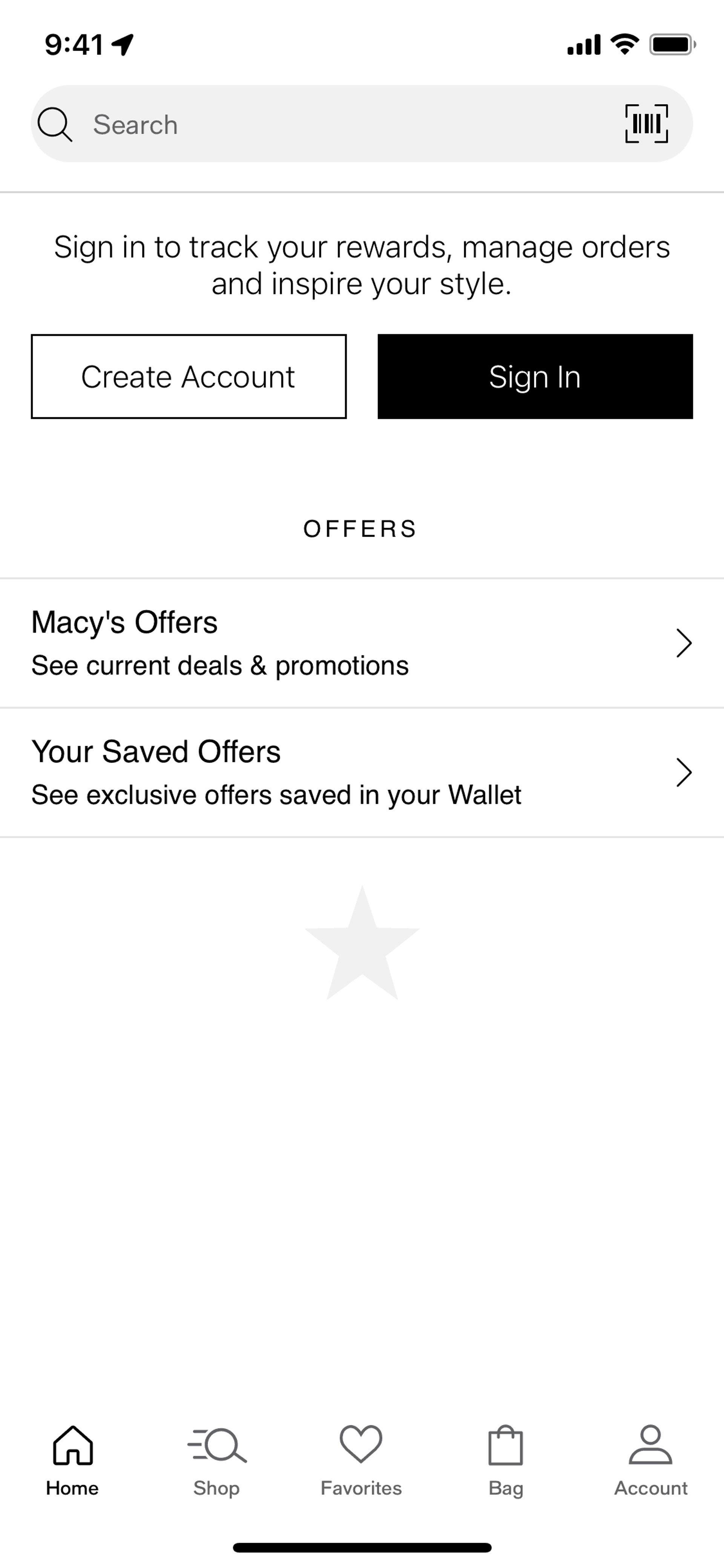 Macy's iOS Shopping interface screenshot 8