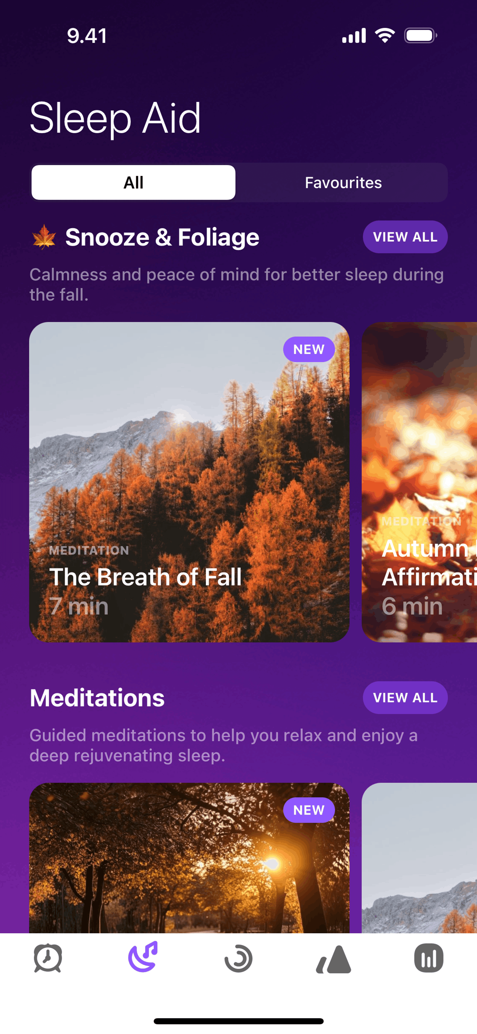 Pillow iOS Health & Fitness interface screenshot 14