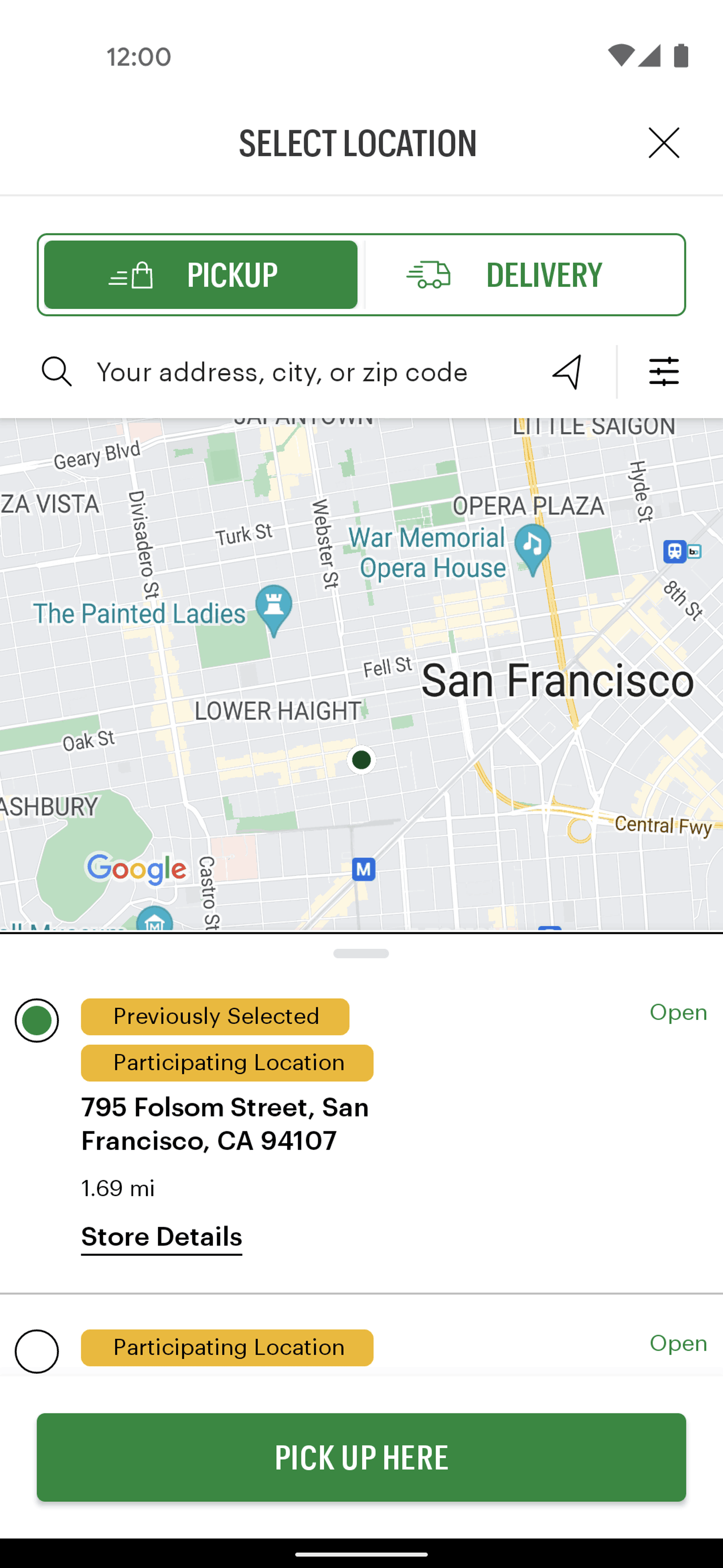 Subway Android Food & Drink interface screenshot 9