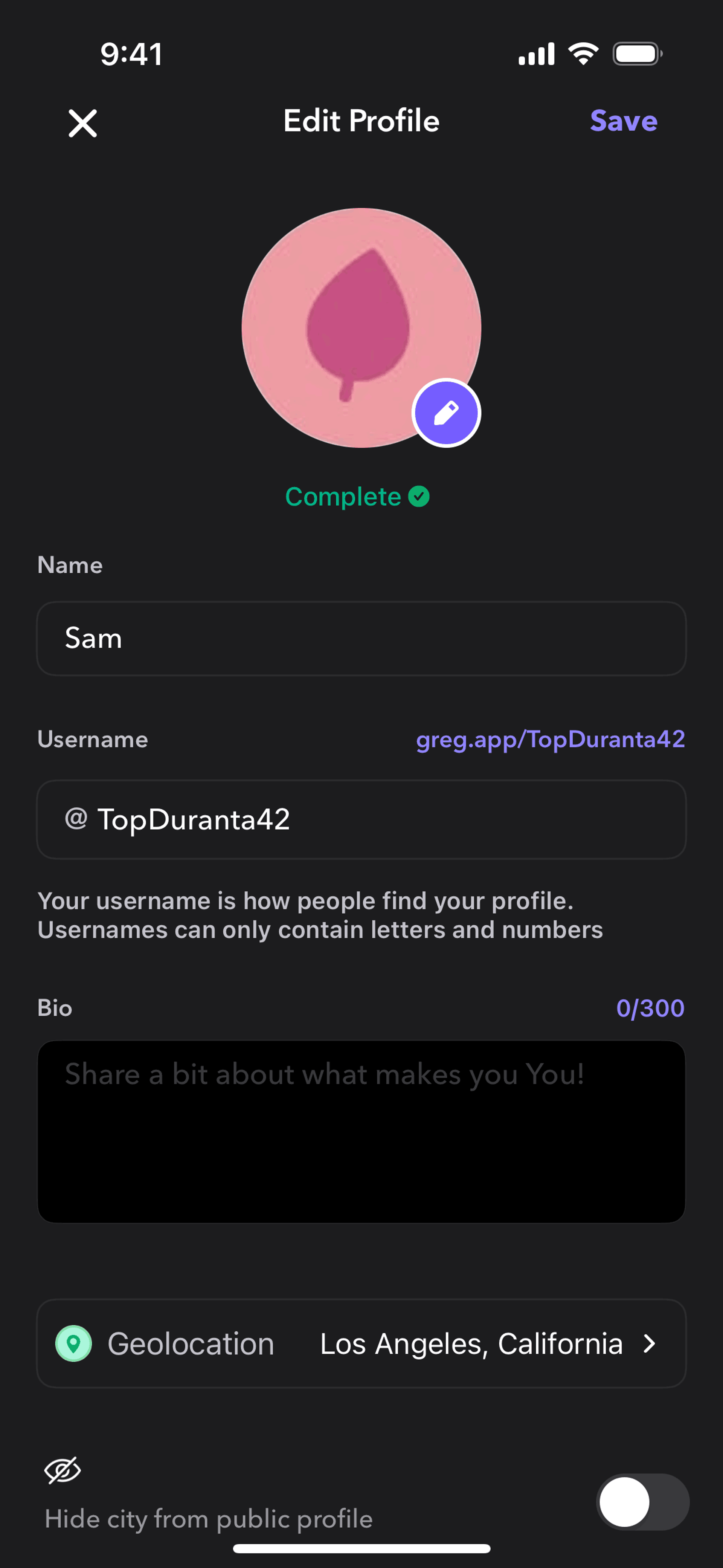 Greg iOS Productivity interface screenshot 19