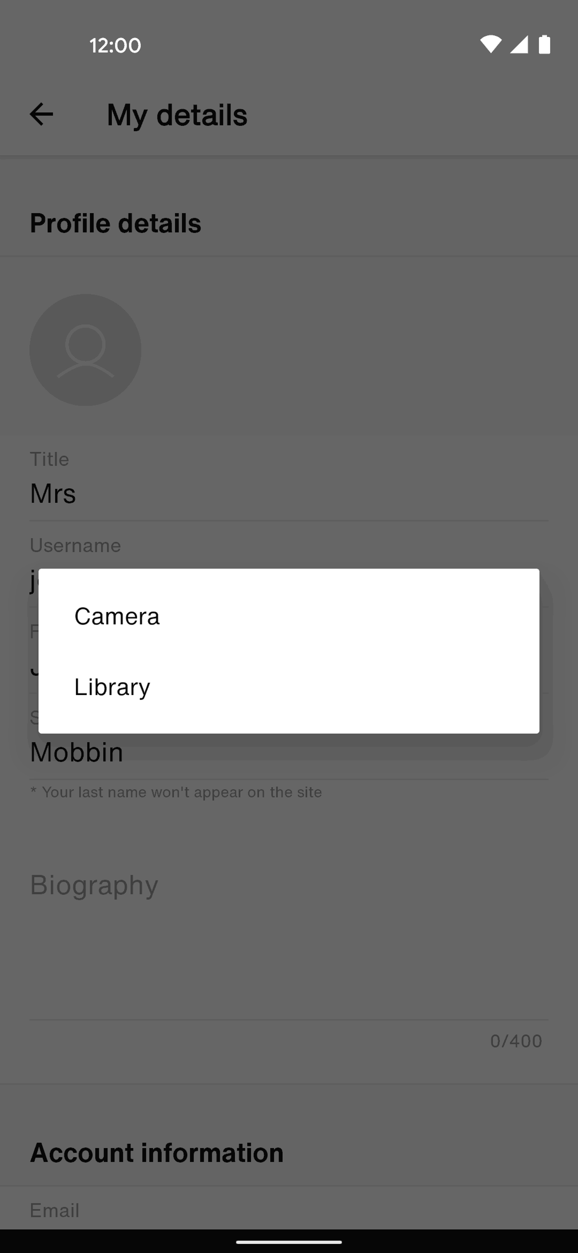 Vestiaire Collective Android Shopping interface screenshot 24