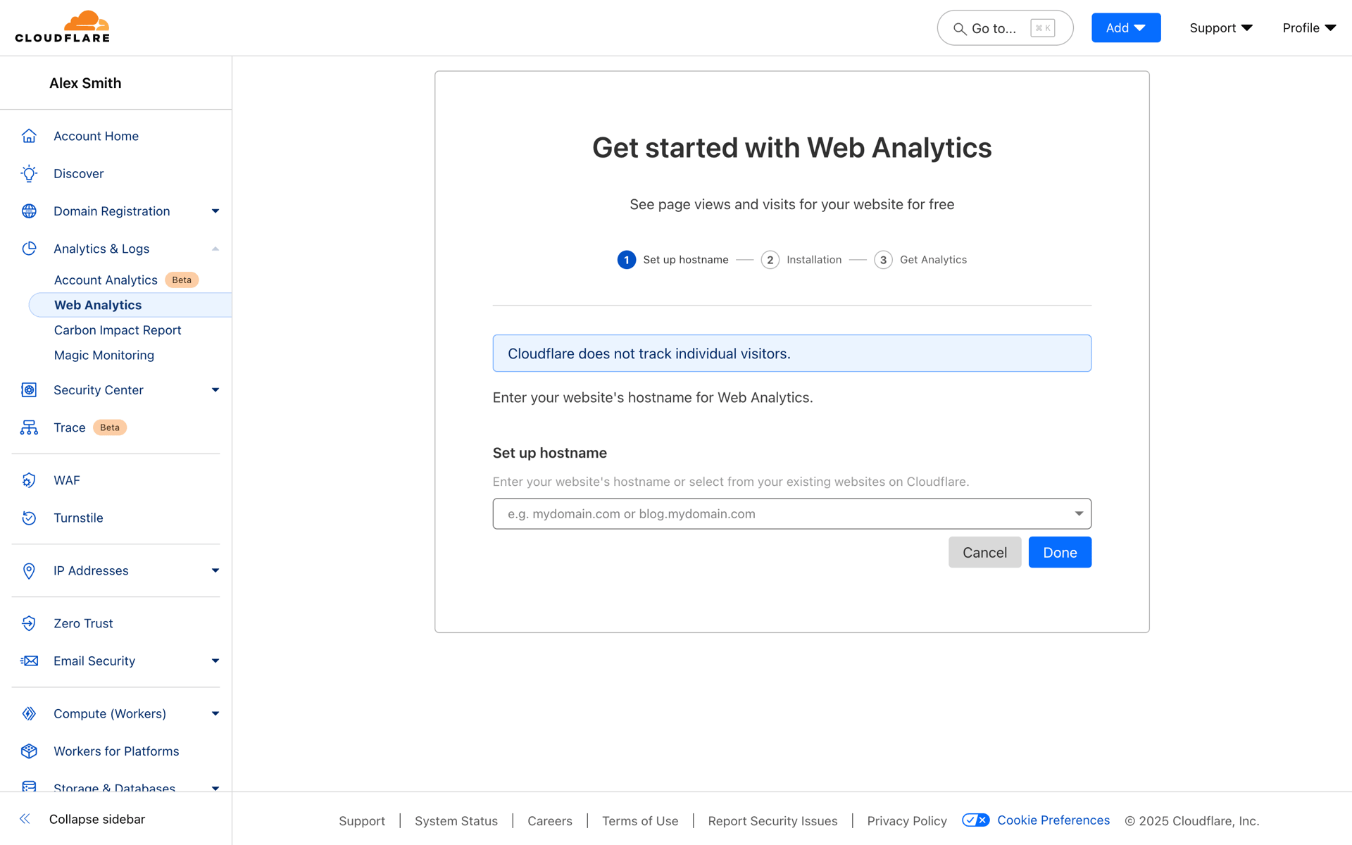 Cloudflare Web Developer Tools interface screenshot 9