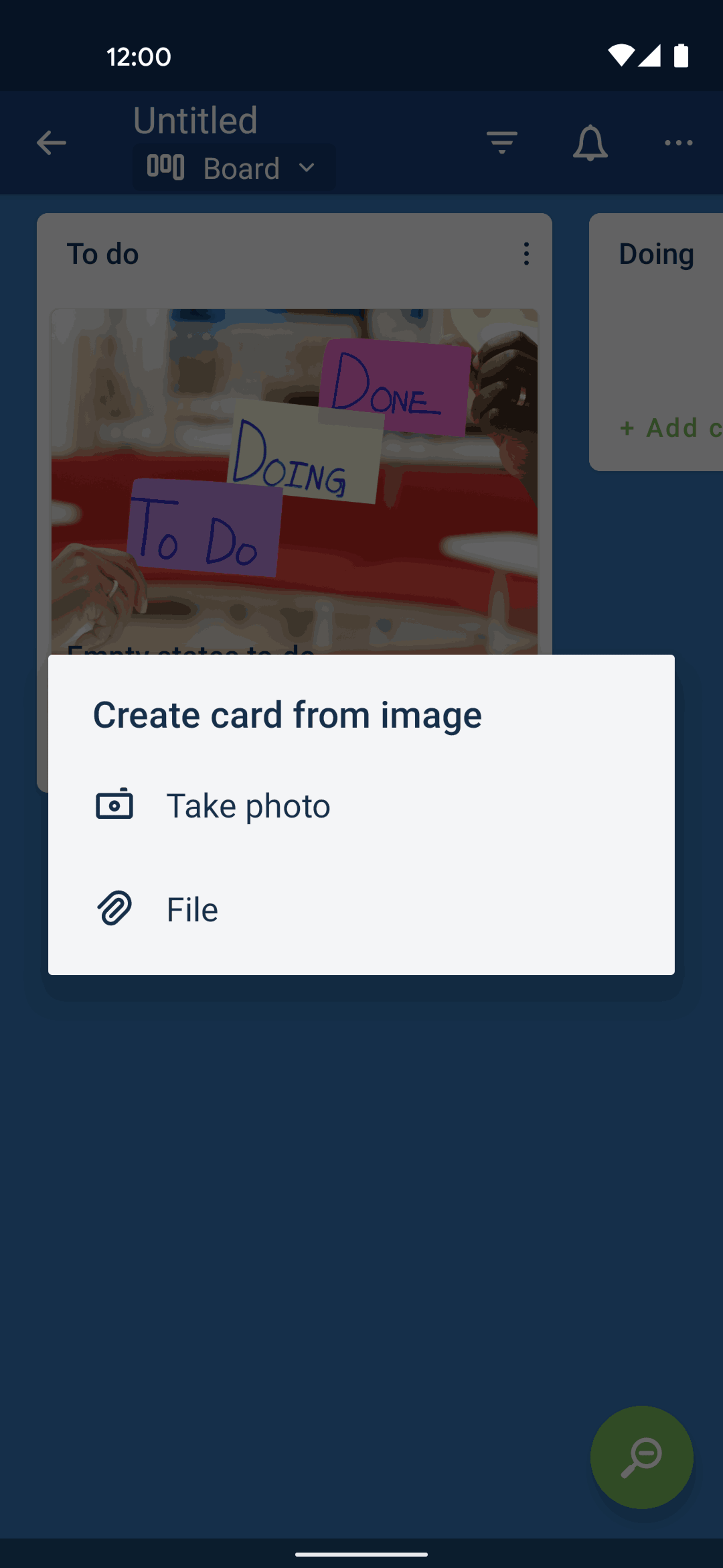 Trello Android Business interface screenshot 4