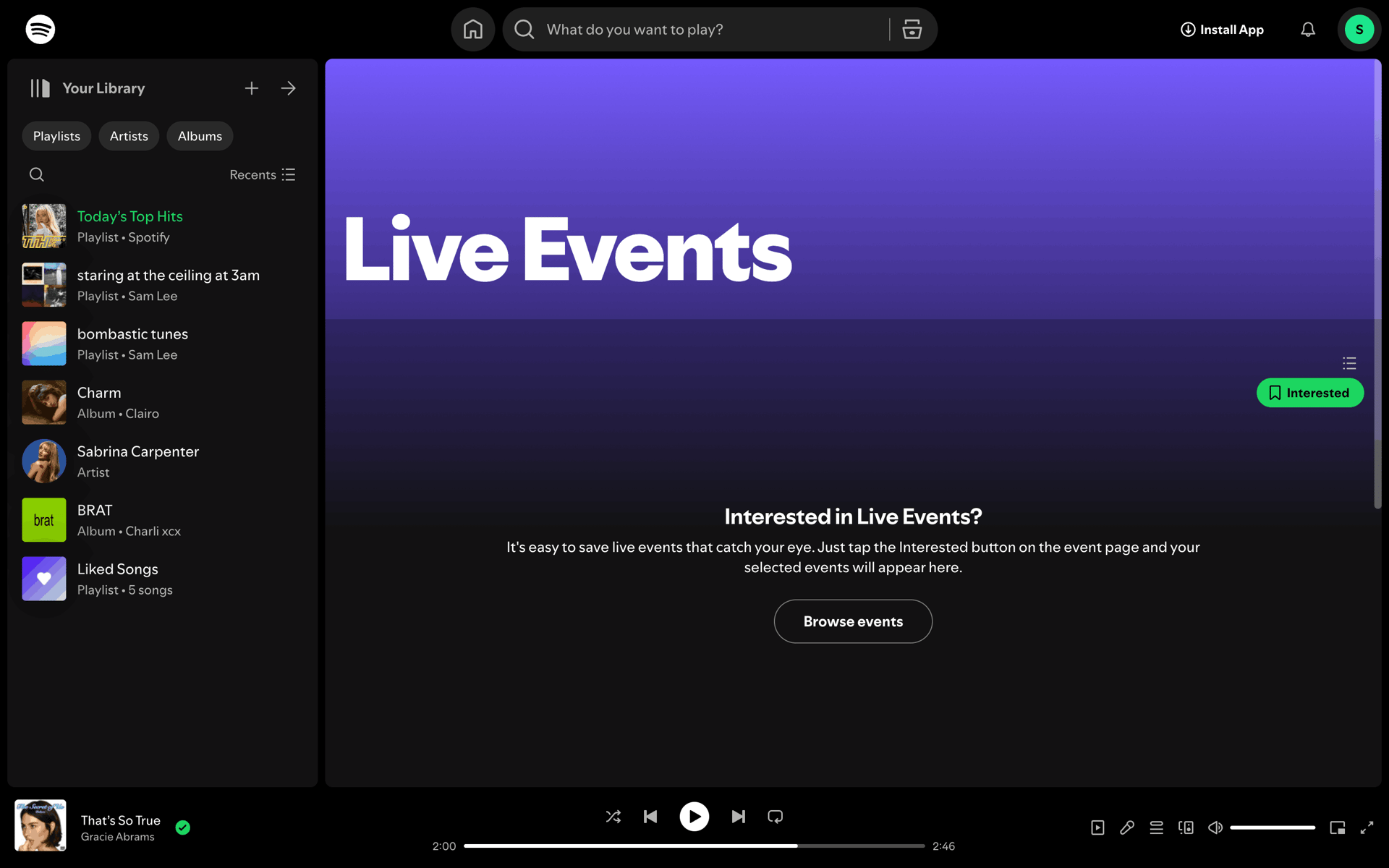 Spotify Web Music & Audio interface screenshot 10