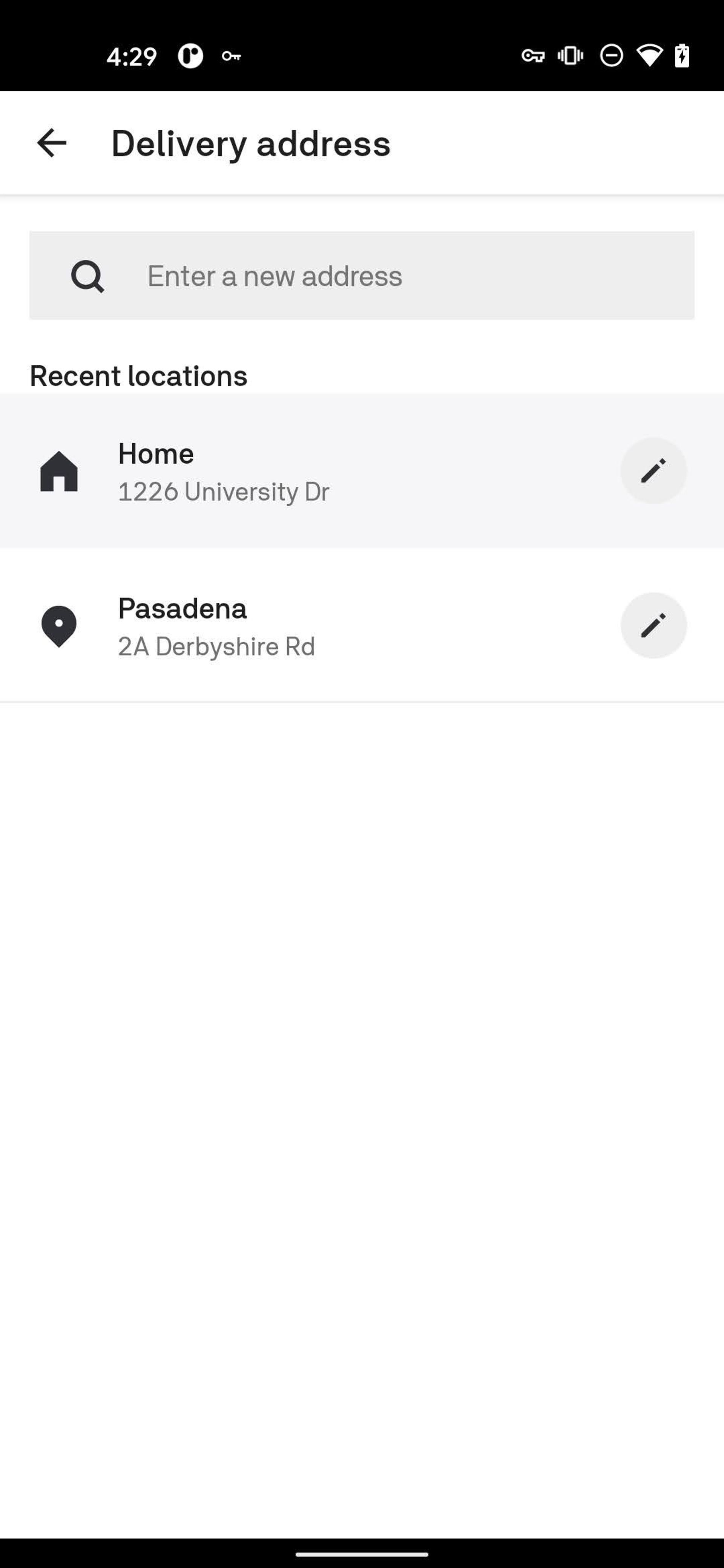 Postmates Android Food & Drink interface screenshot 24