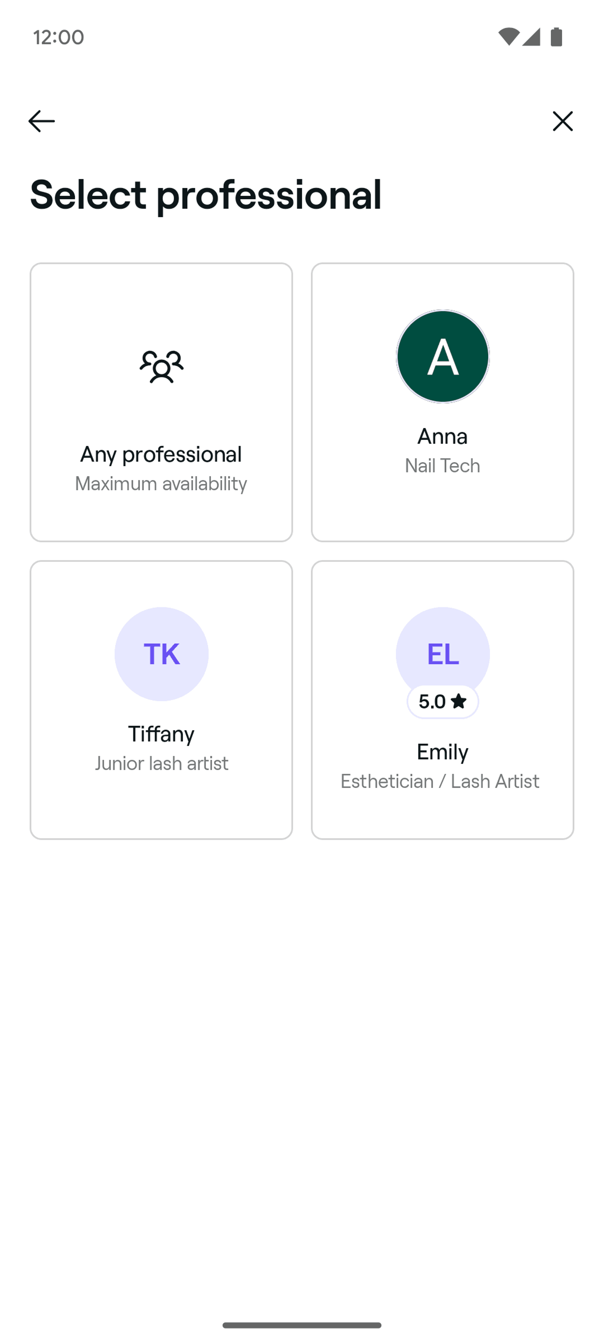 Fresha Android Lifestyle interface screenshot 20
