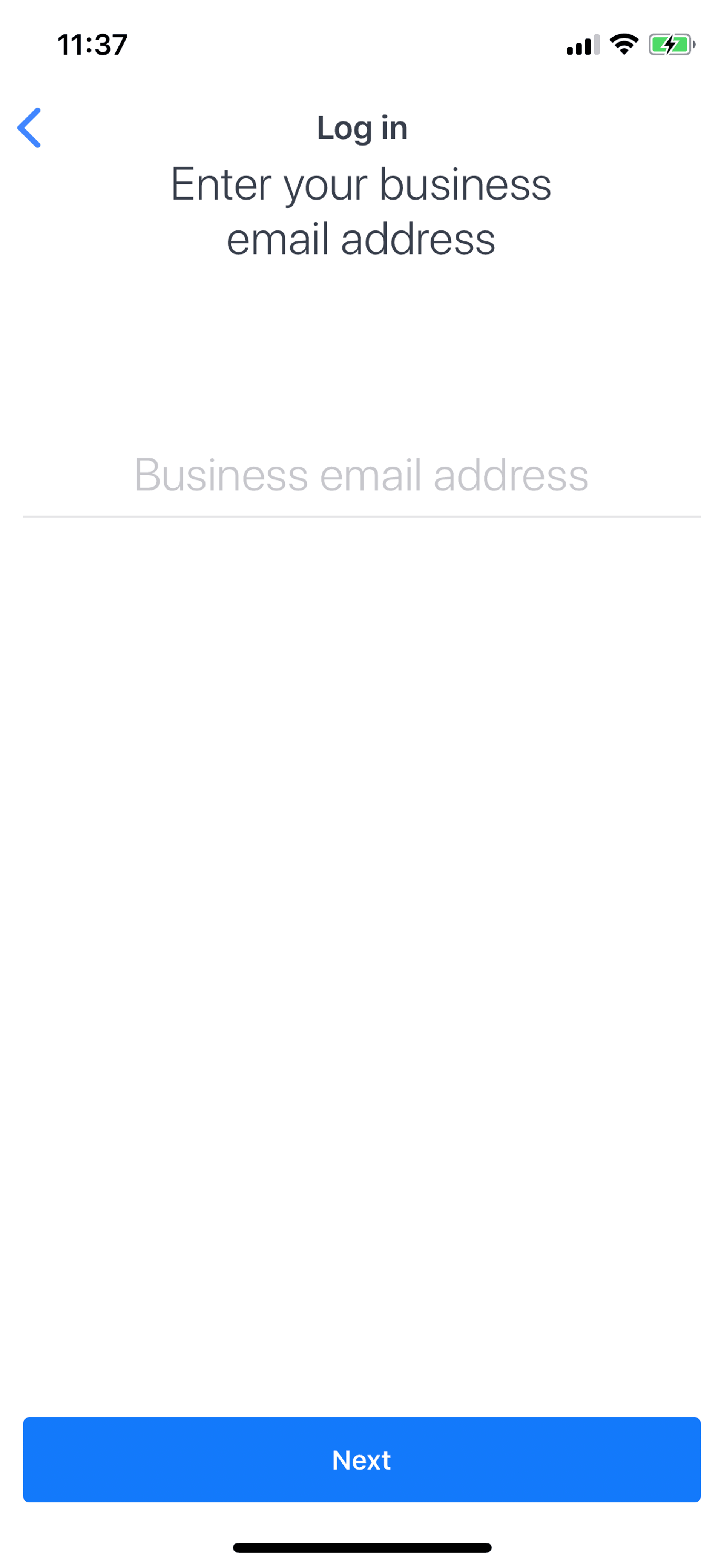 Workplace iOS Business interface screenshot 4