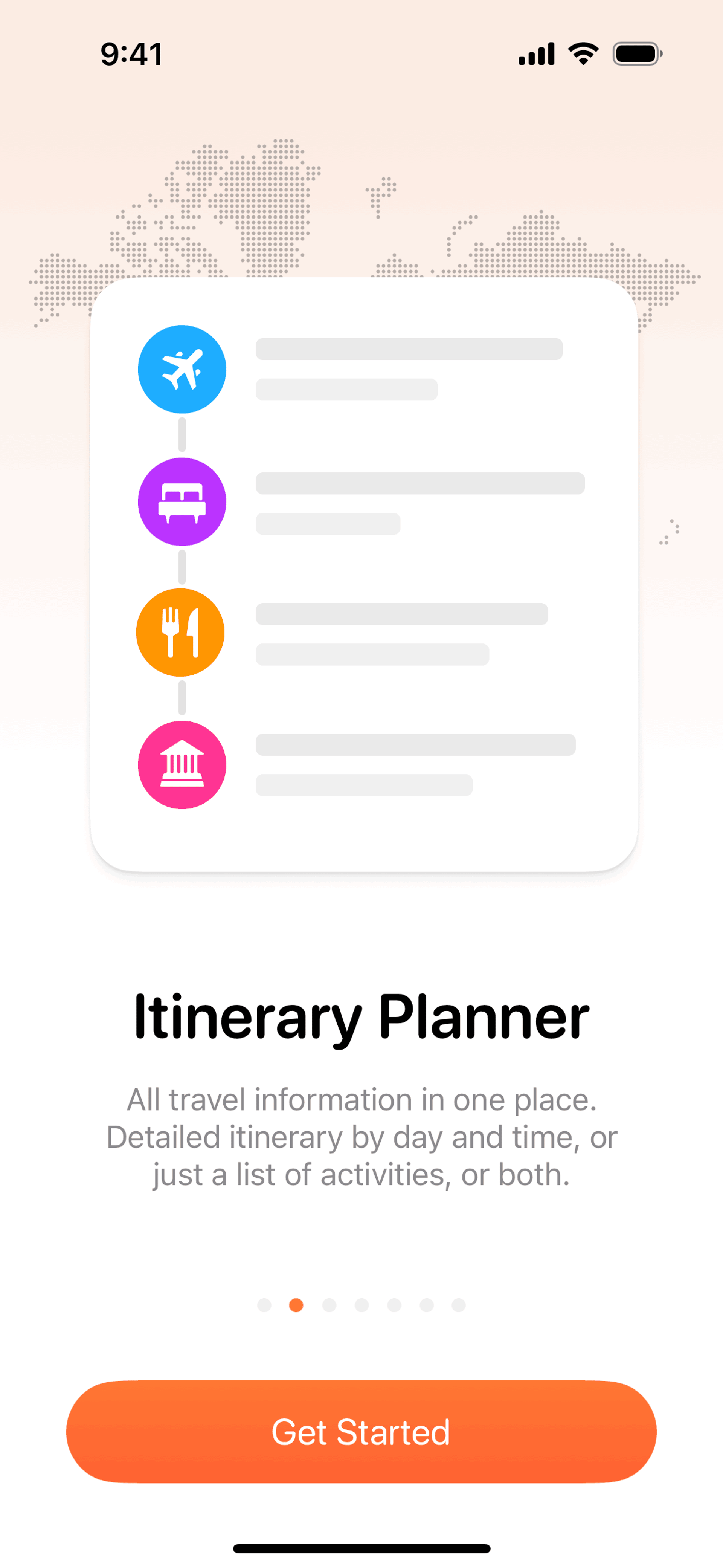 Tripsy iOS Travel & Transportation interface screenshot 5