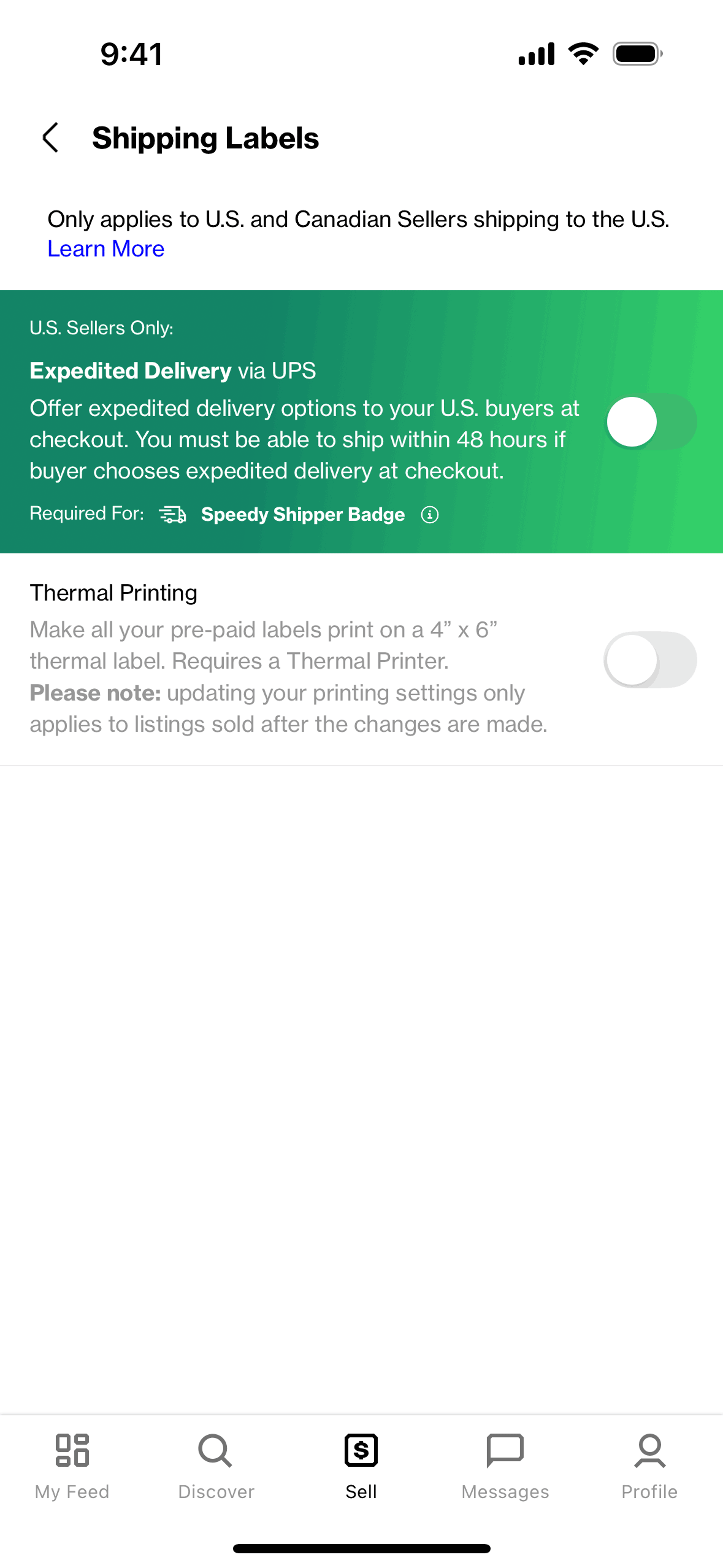 Grailed iOS Shopping interface screenshot 23