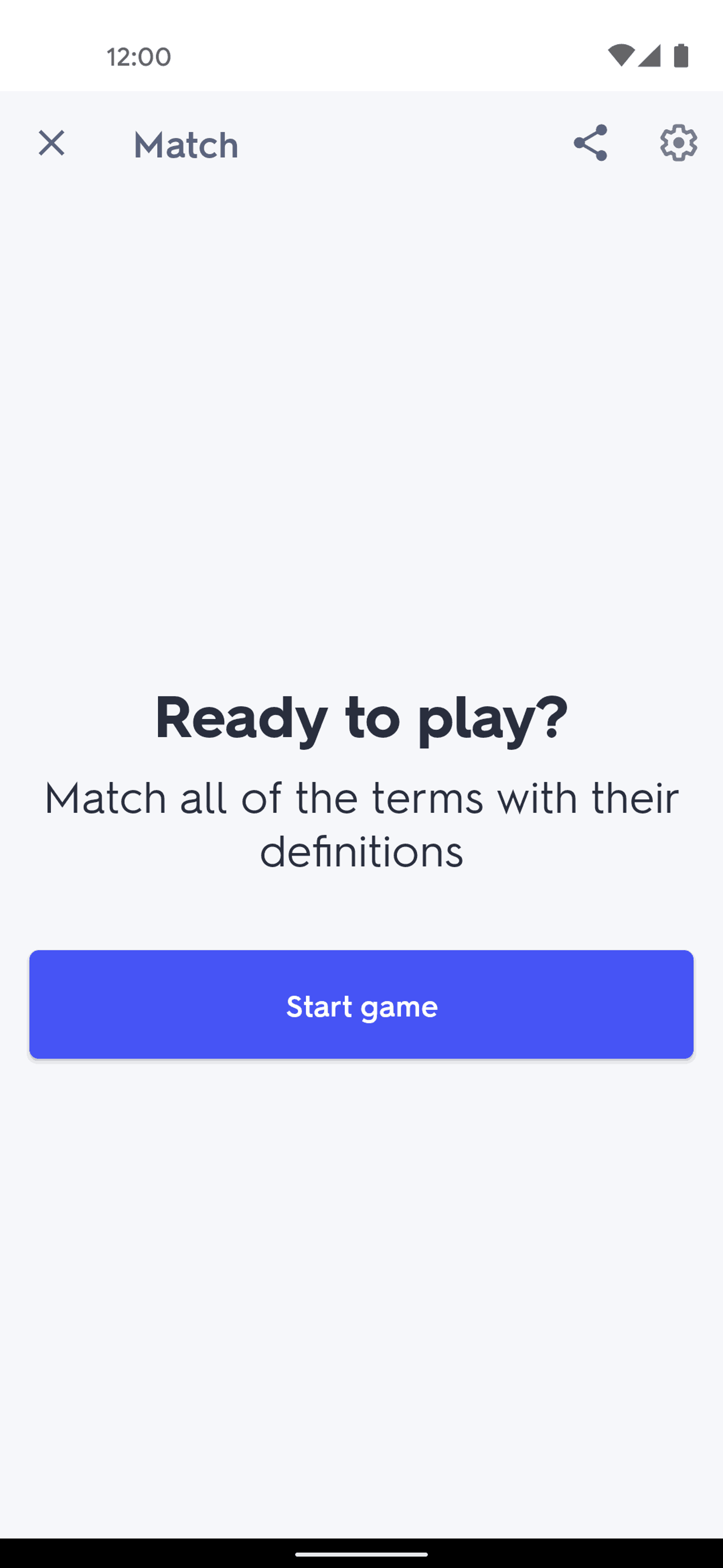 Quizlet Android Education interface screenshot 12