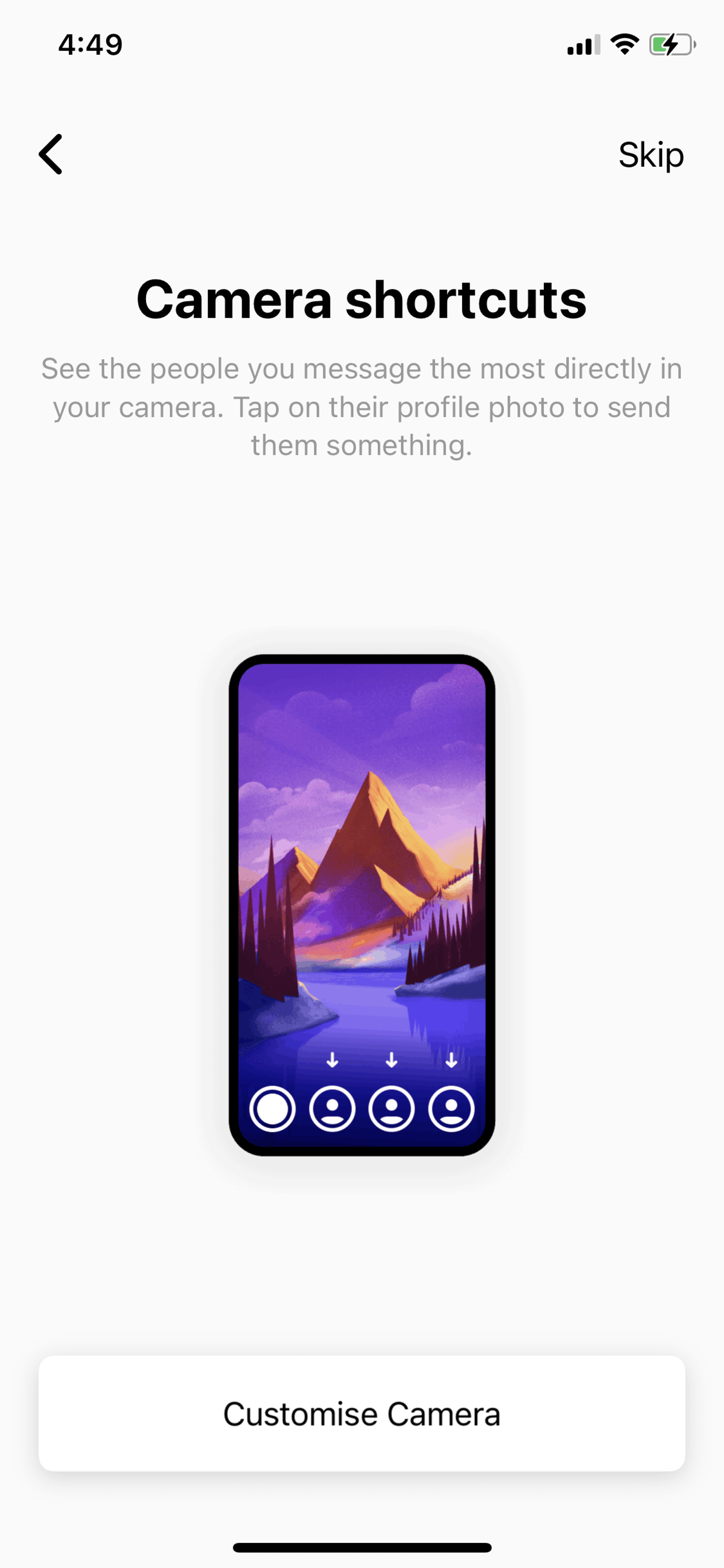 Threads iOS Photo & Video interface screenshot 8