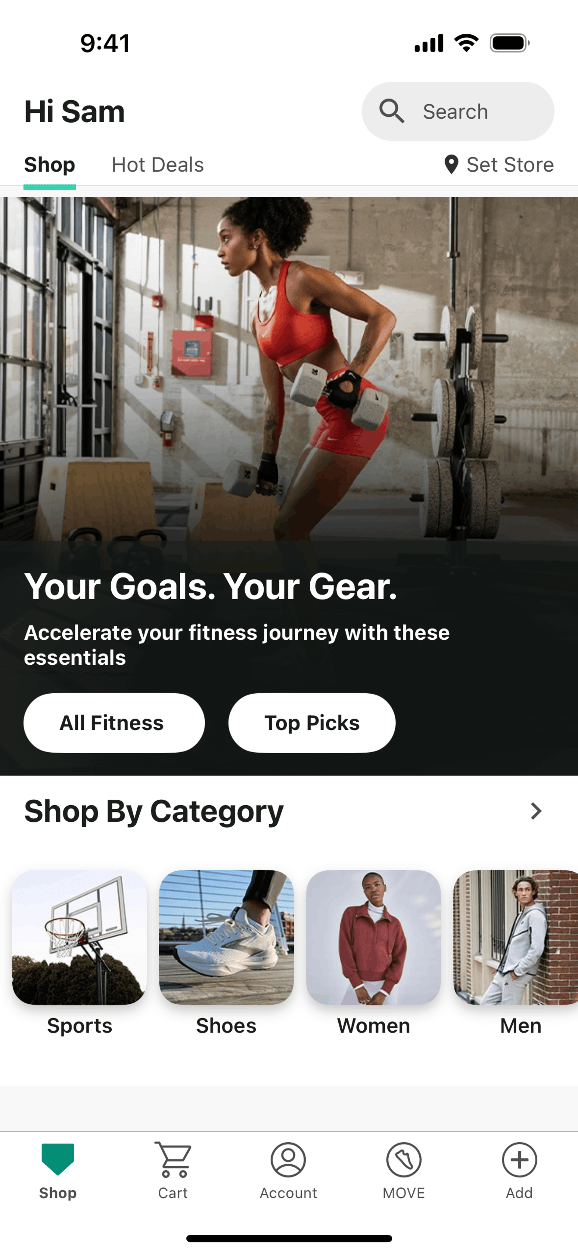 DICK’S Sporting Goods iOS Shopping interface screenshot 14