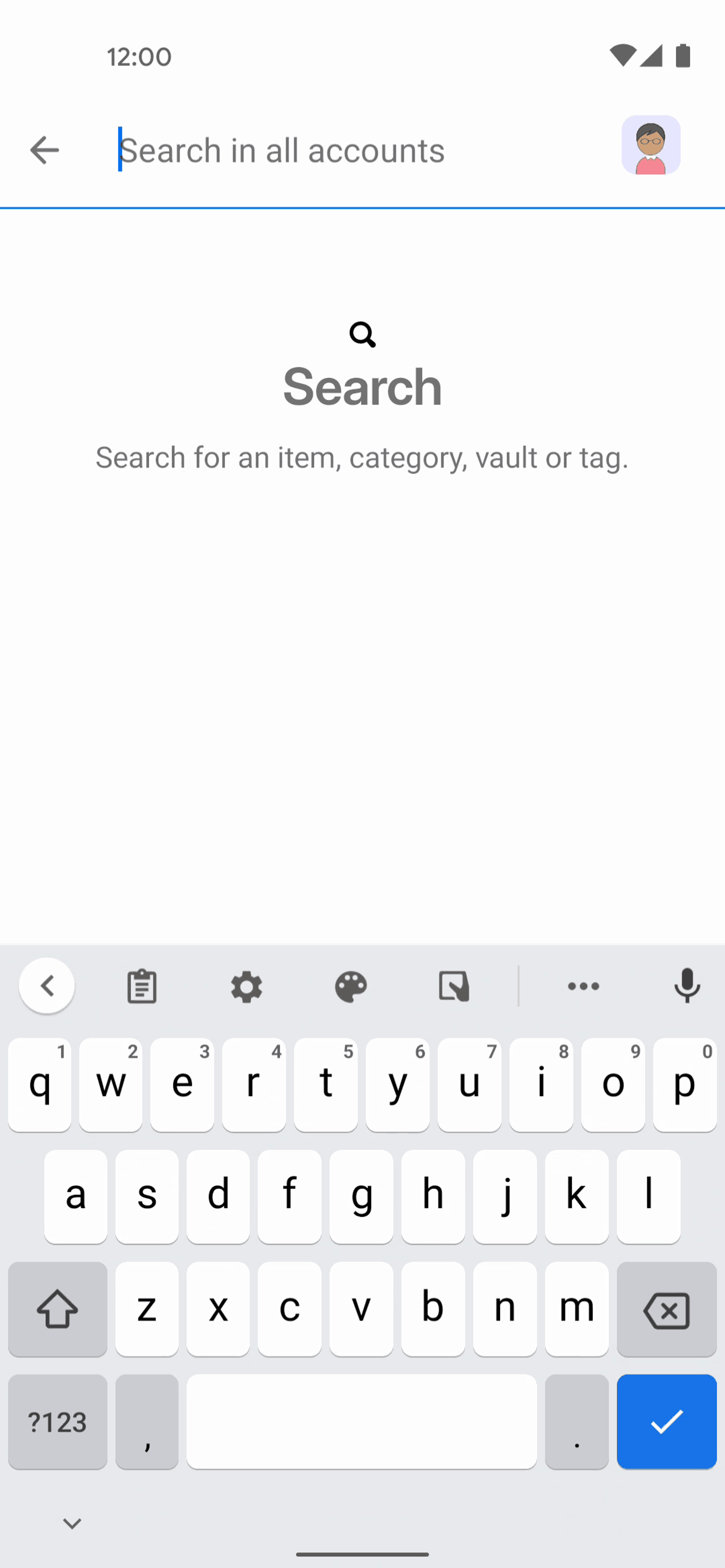 1Password Android Productivity interface screenshot 10