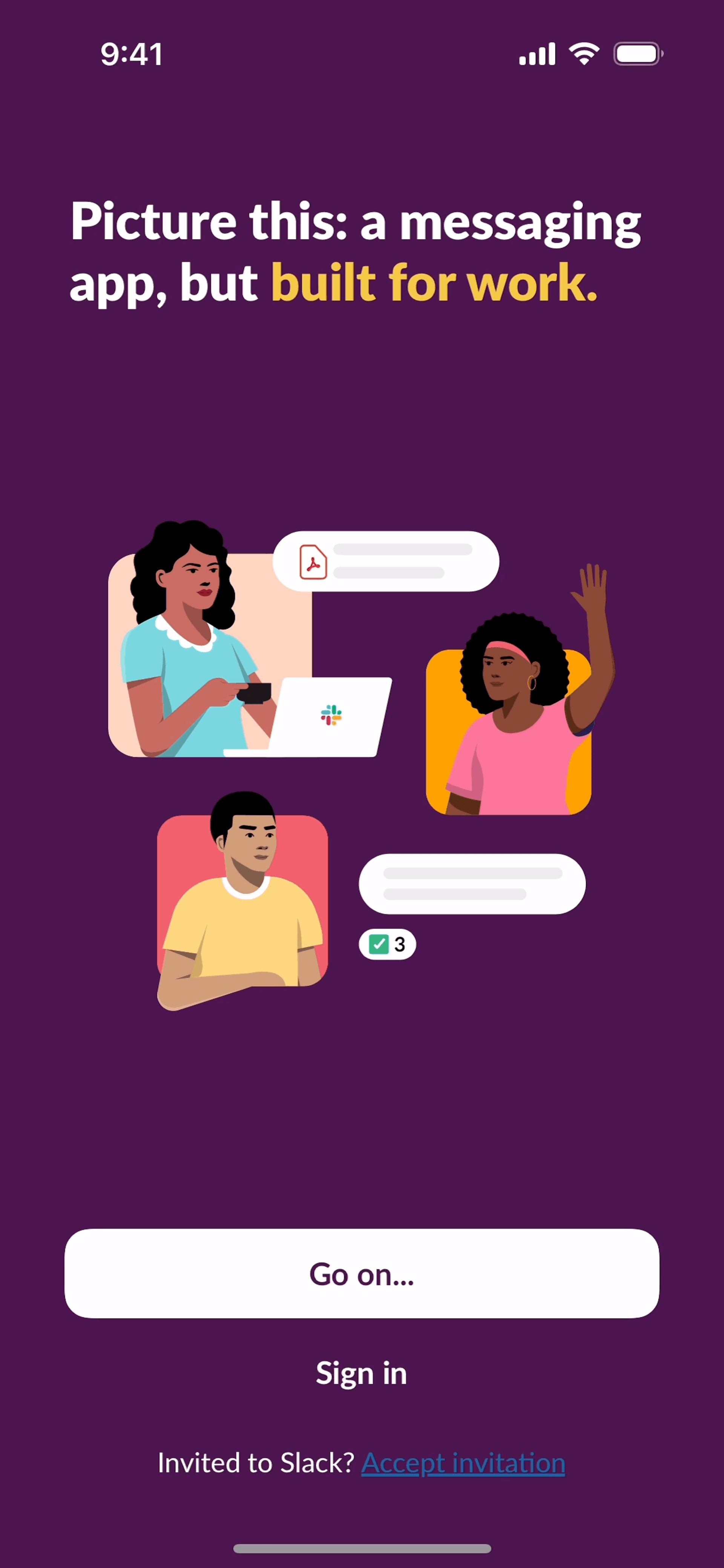 Slack iOS Business interface screenshot 10