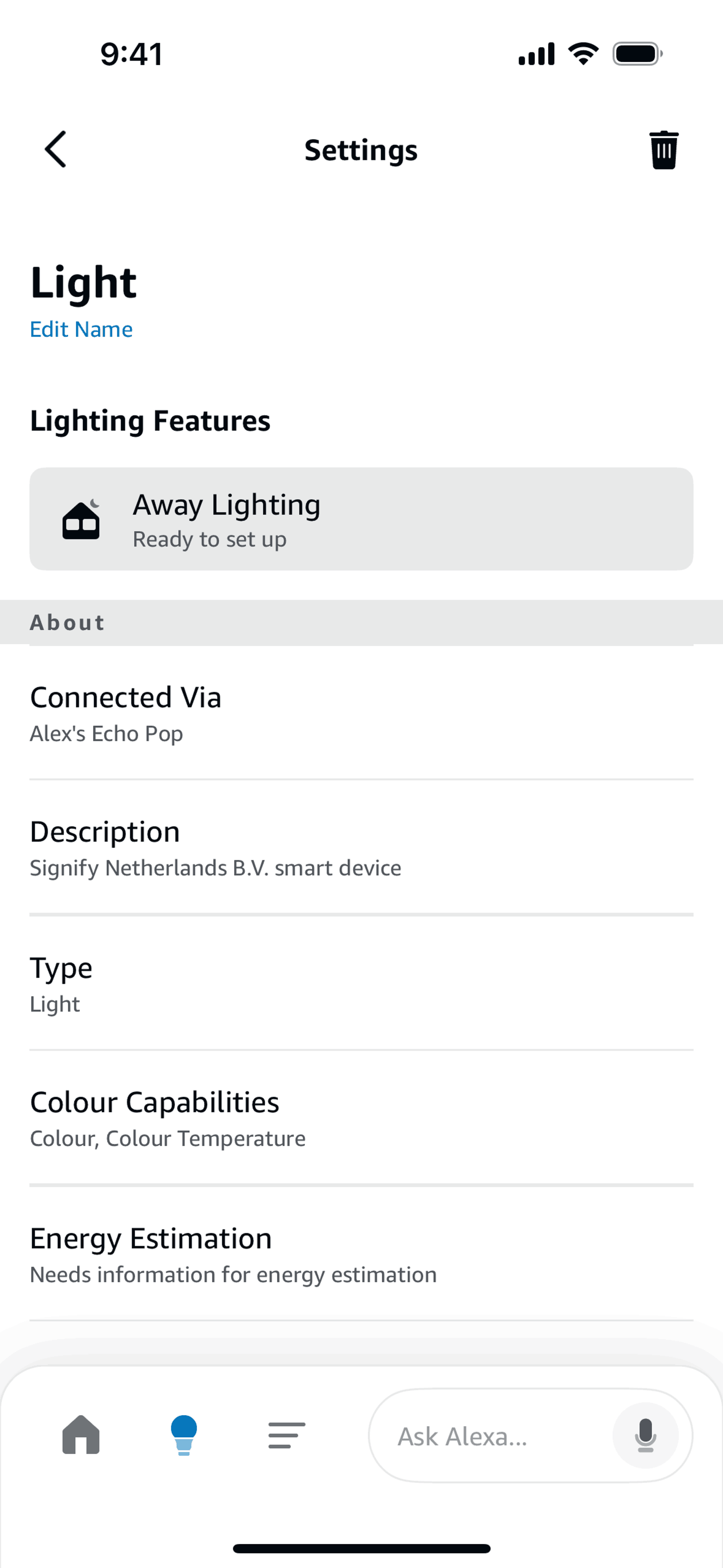 Amazon Alexa iOS Lifestyle interface screenshot 15