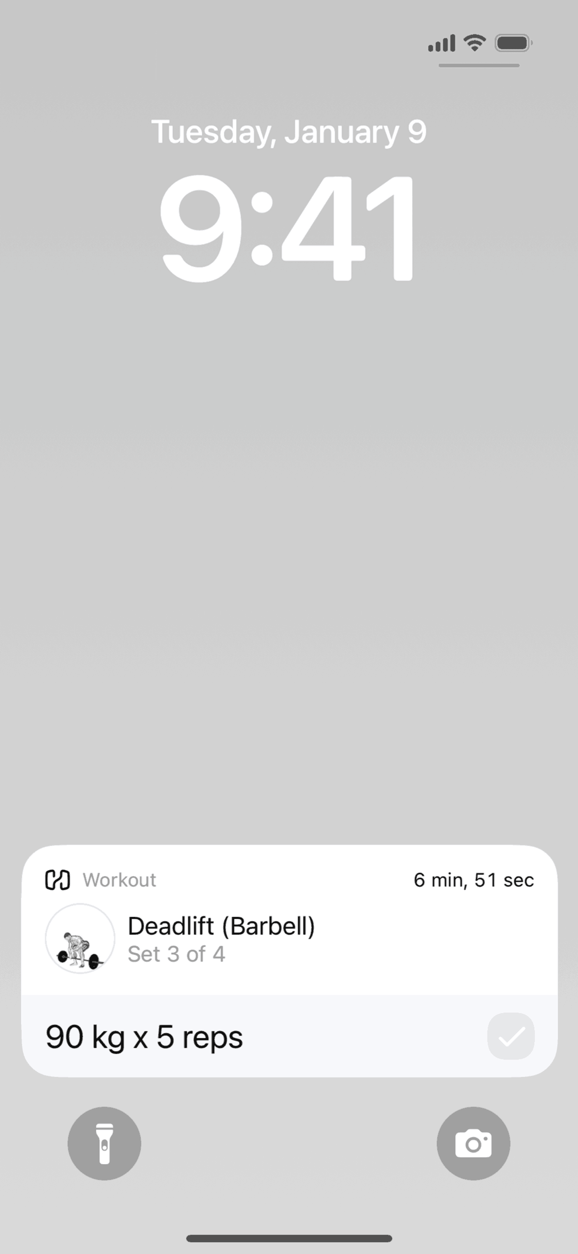 Hevy iOS Health & Fitness interface screenshot 2