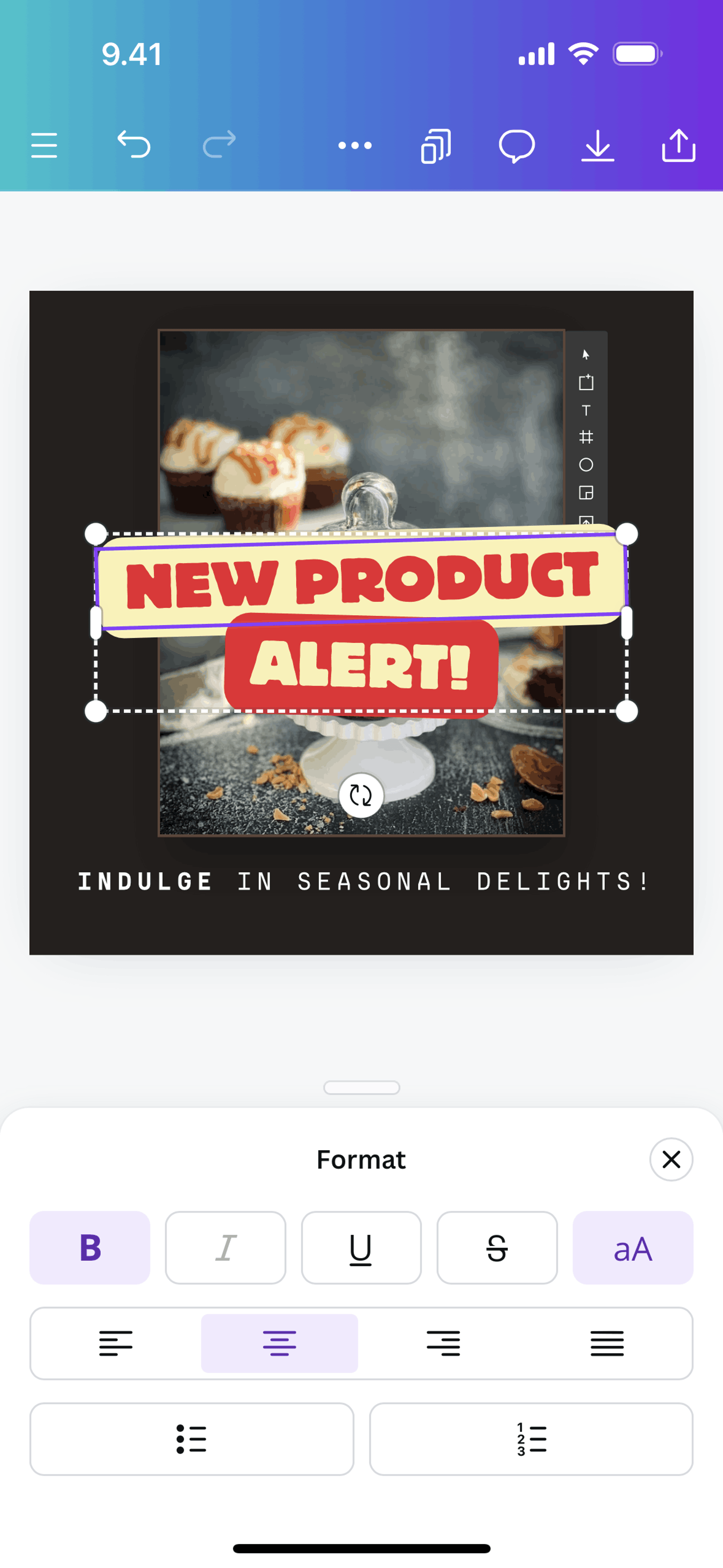 Canva iOS Photo & Video interface screenshot 10