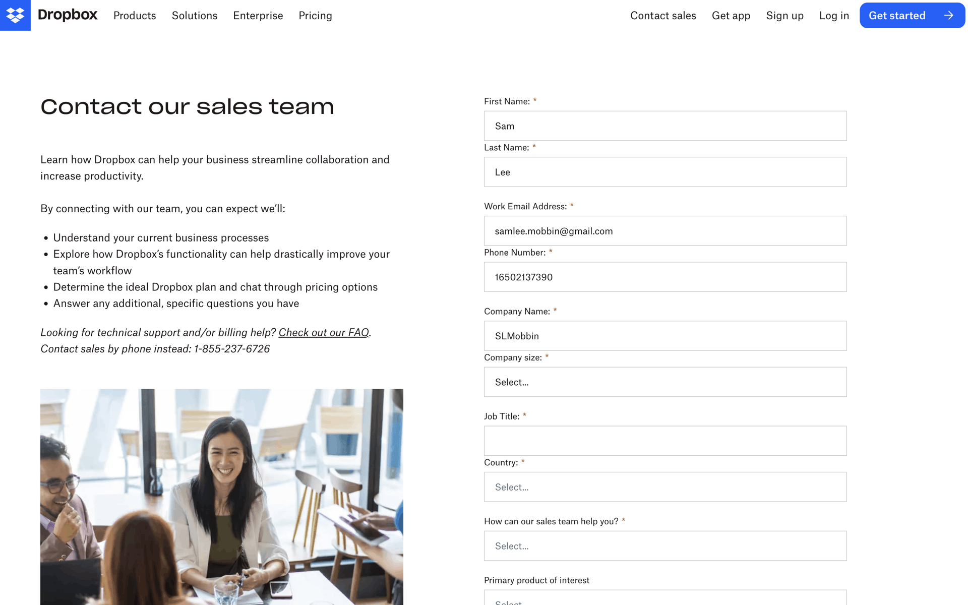 Dropbox onboarding reference for import before manual setup