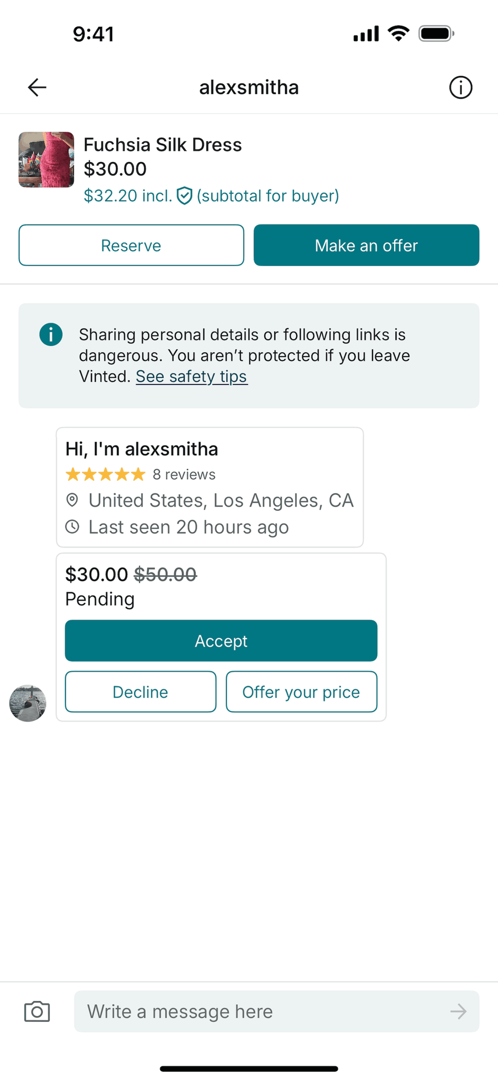 Vinted iOS Shopping interface screenshot 16