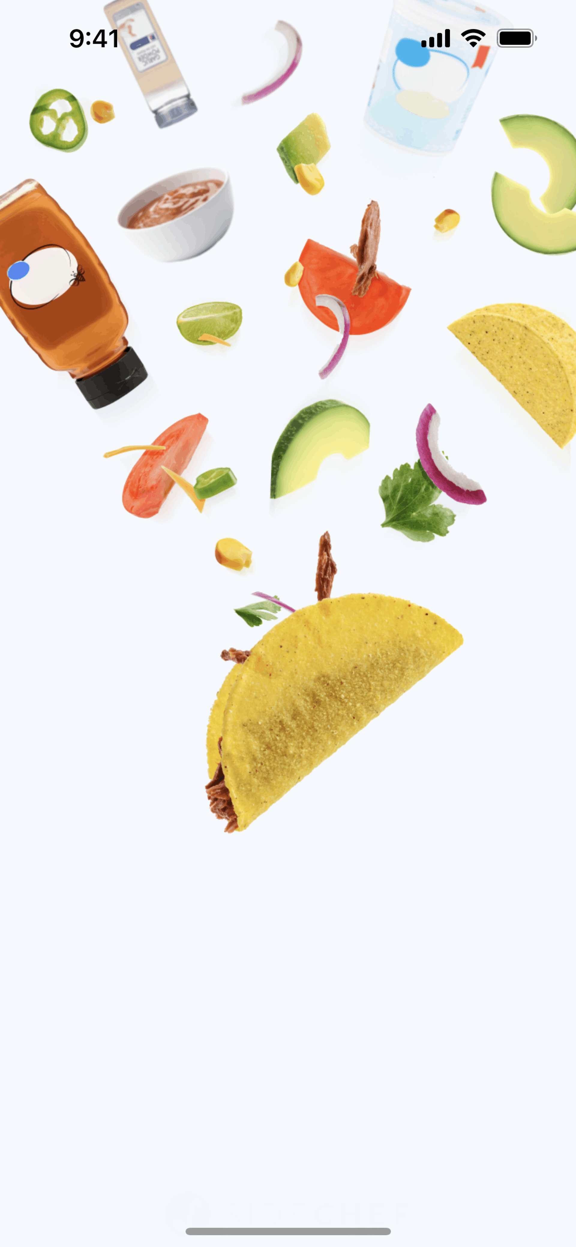 SideChef iOS Food & Drink interface screenshot 1