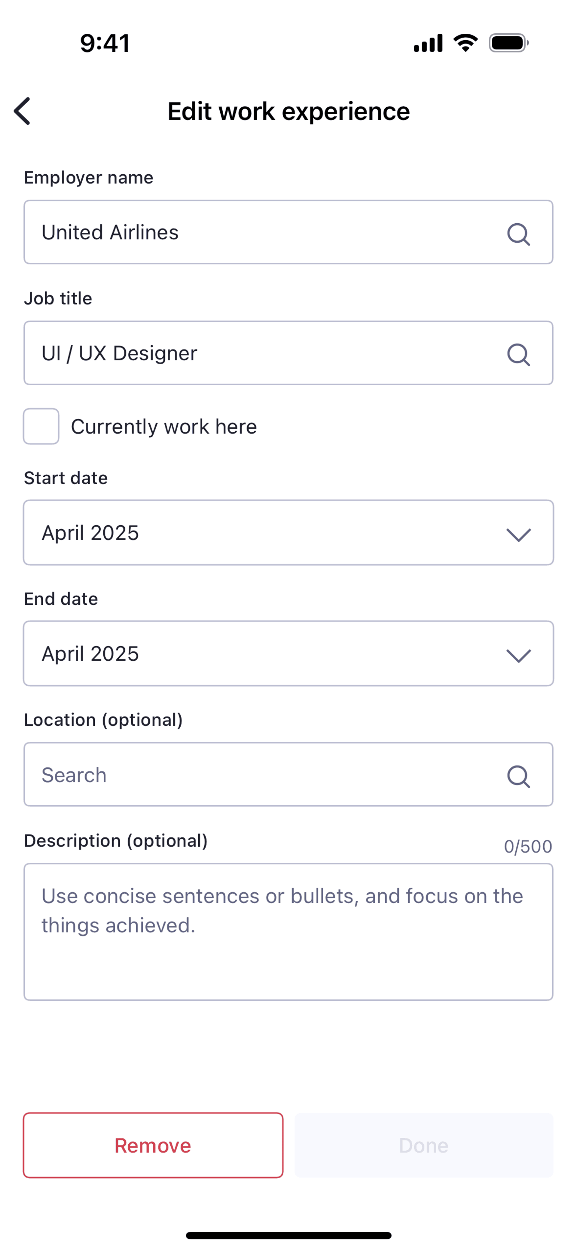 Handshake iOS Business interface screenshot 6
