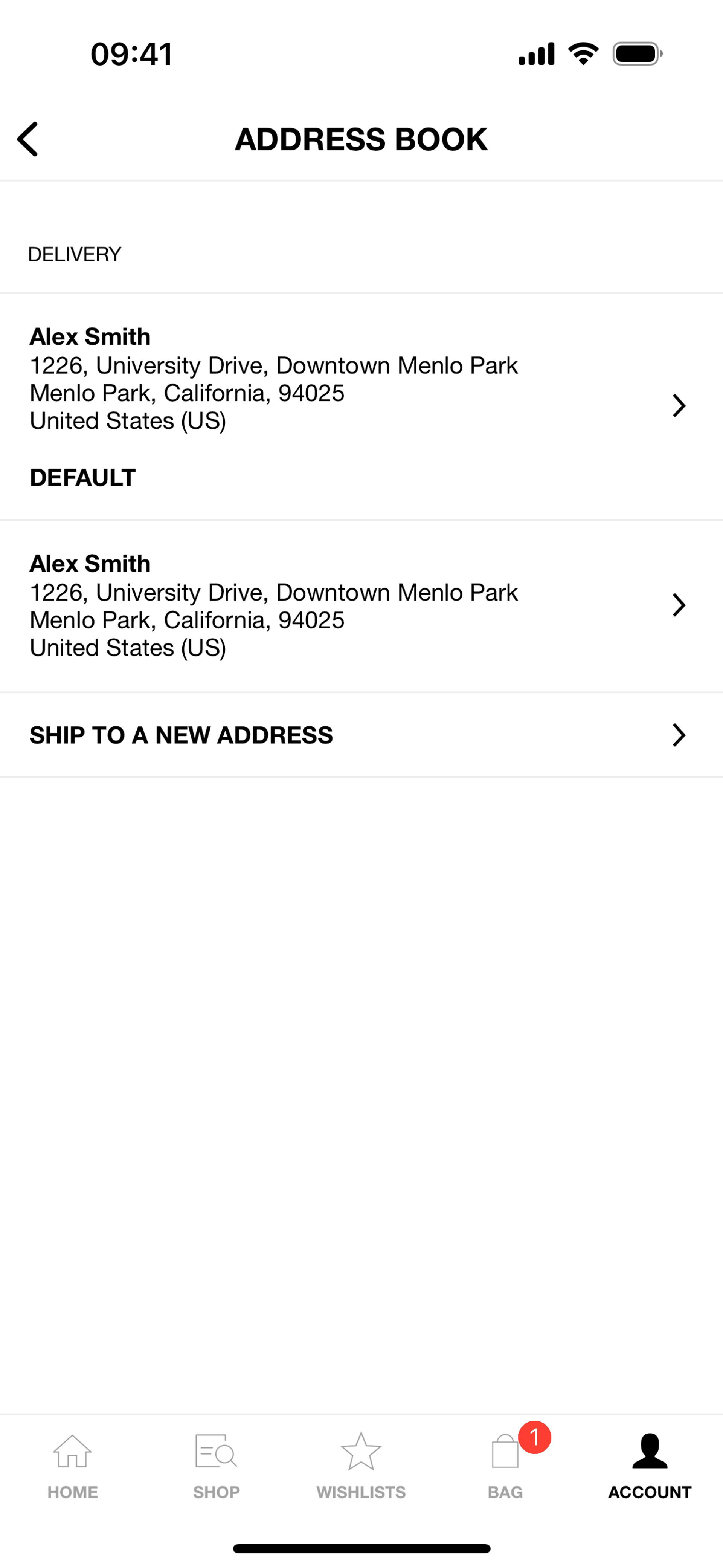 HBX iOS Shopping interface screenshot 12