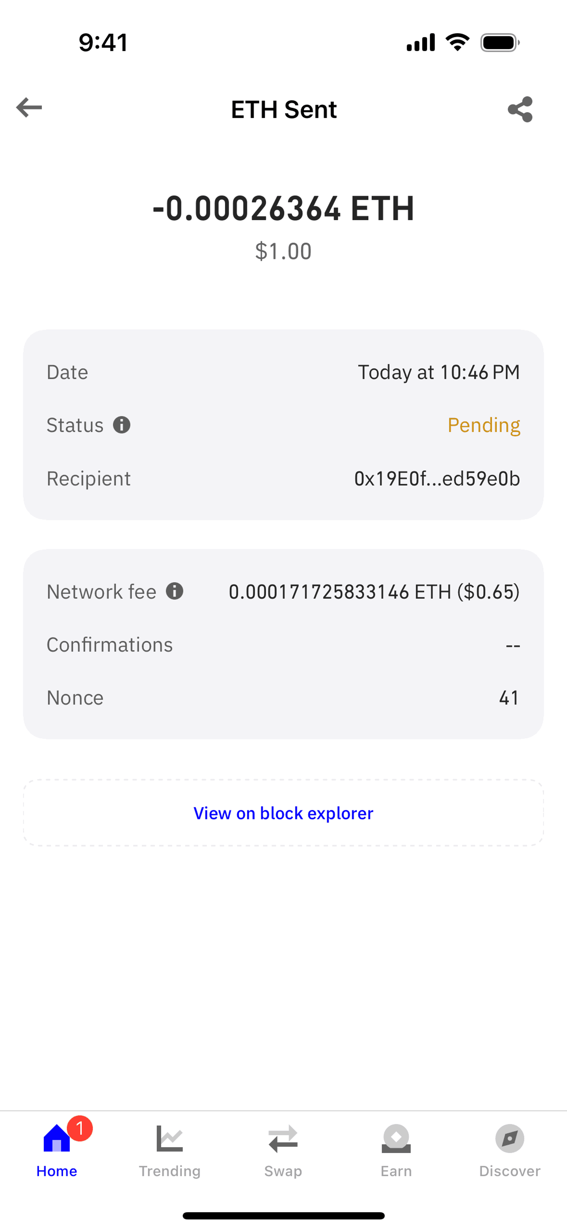 Trust Wallet iOS Crypto & Web3 interface screenshot 19