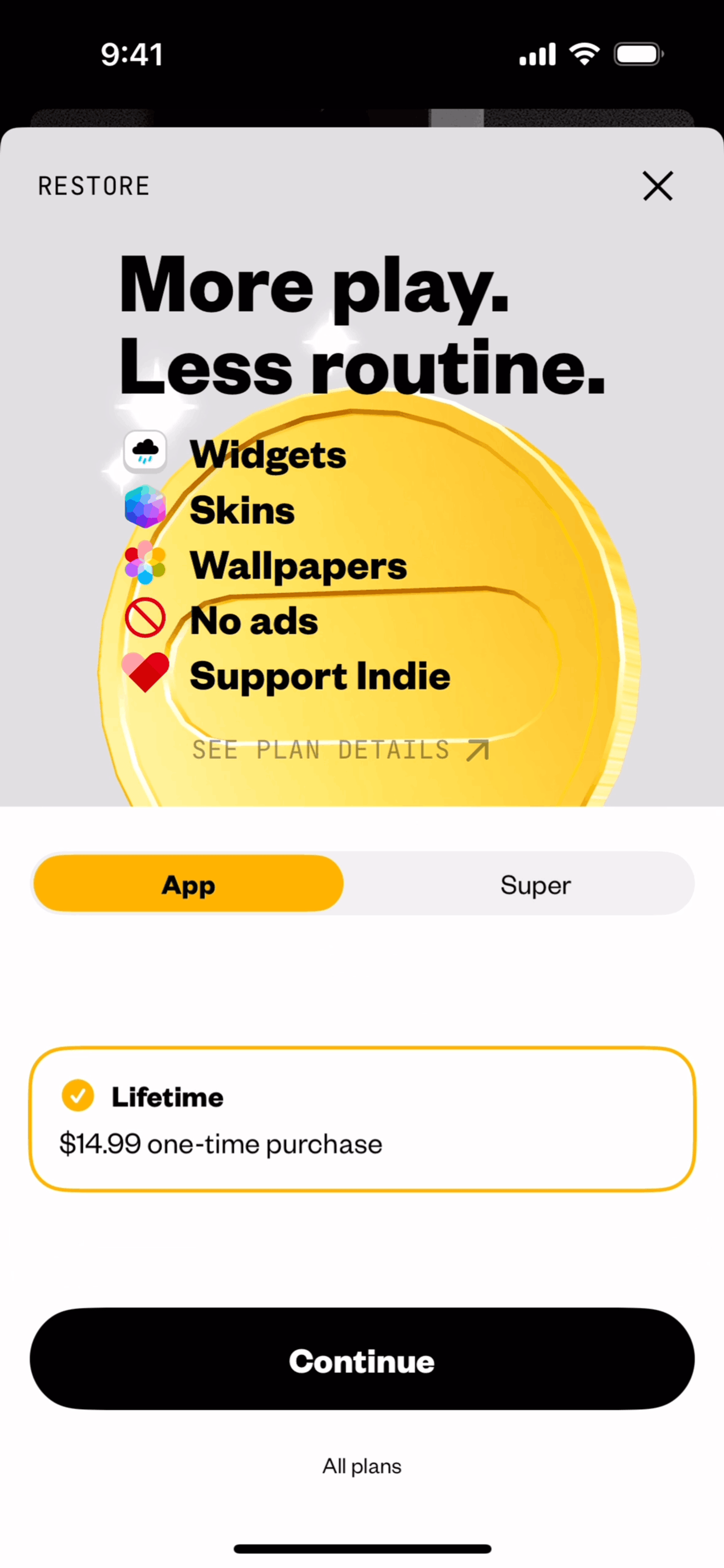 (Not Boring) Calculator iOS Utilities interface screenshot 2