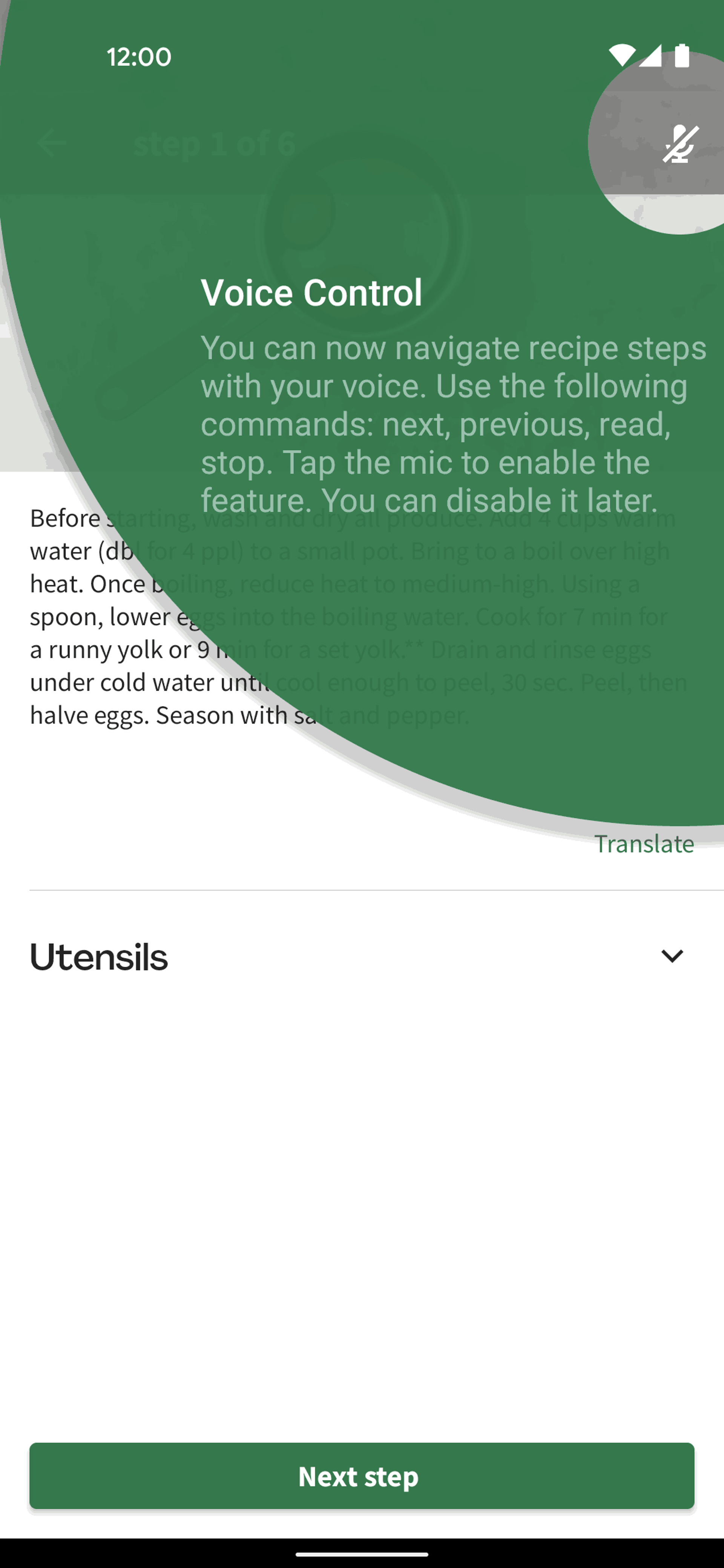 HelloFresh Android Food & Drink interface screenshot 20