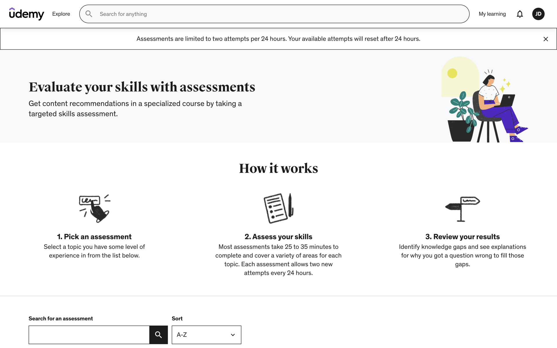 Udemy Web Education interface screenshot 5