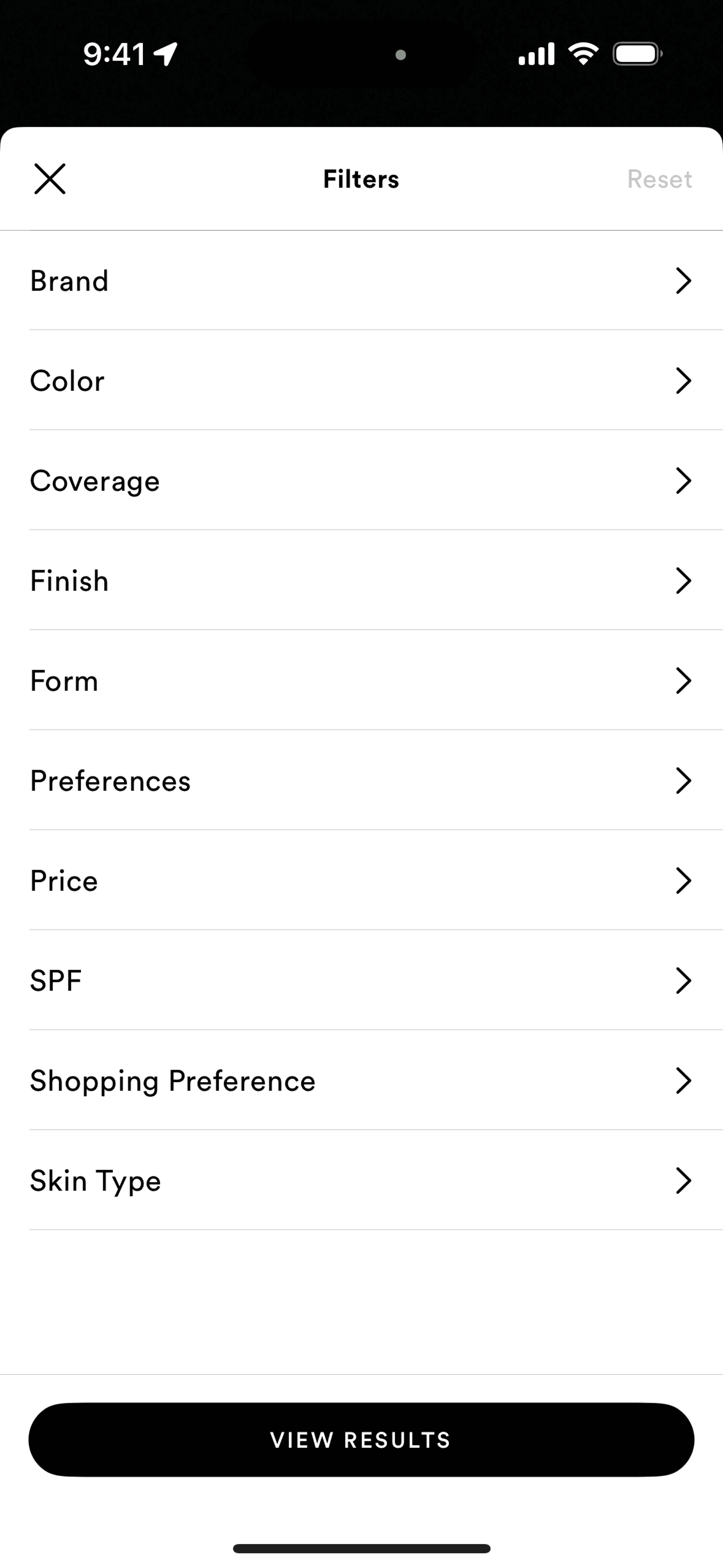 Ulta Beauty iOS Shopping interface screenshot 8