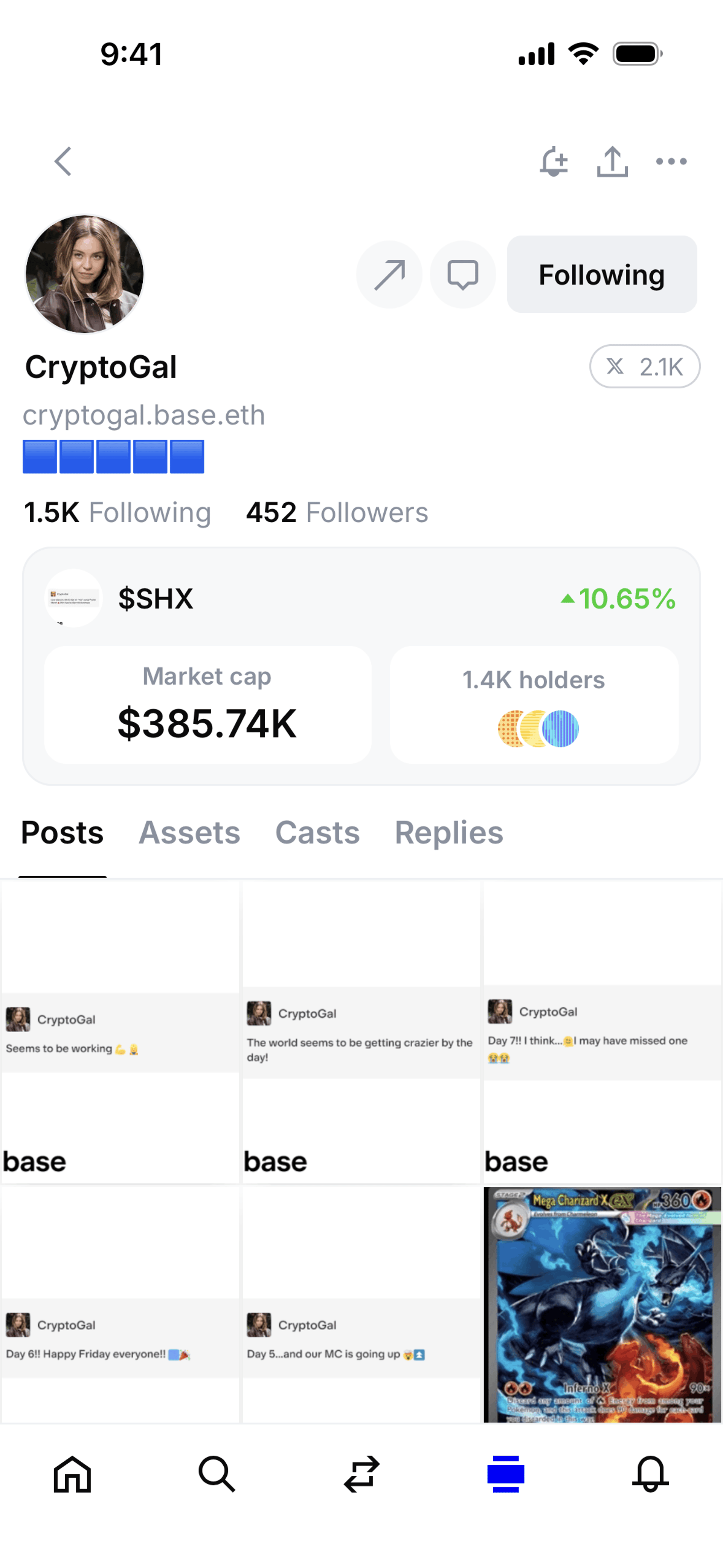 Base iOS trading interface screenshot 16