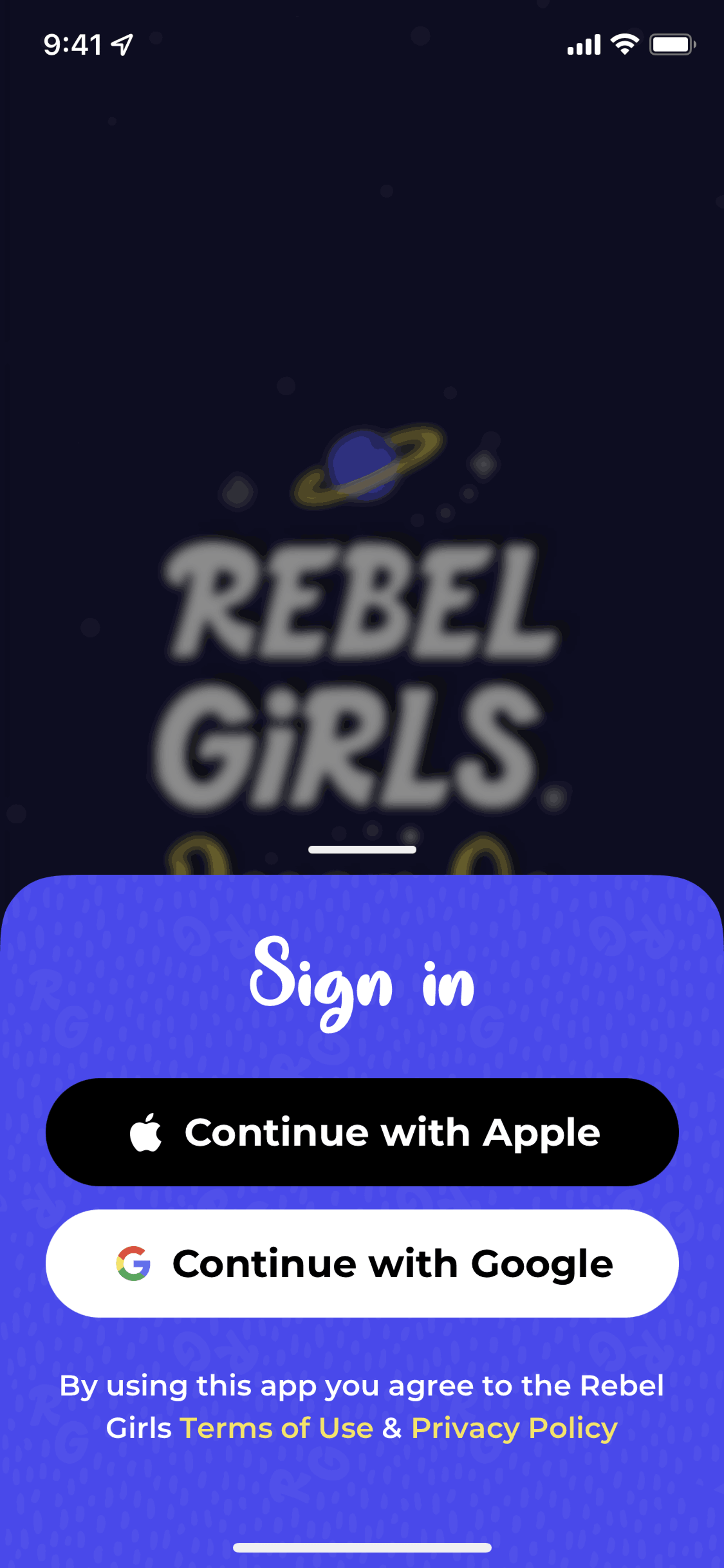 Rebel Girls iOS Lifestyle interface screenshot 5