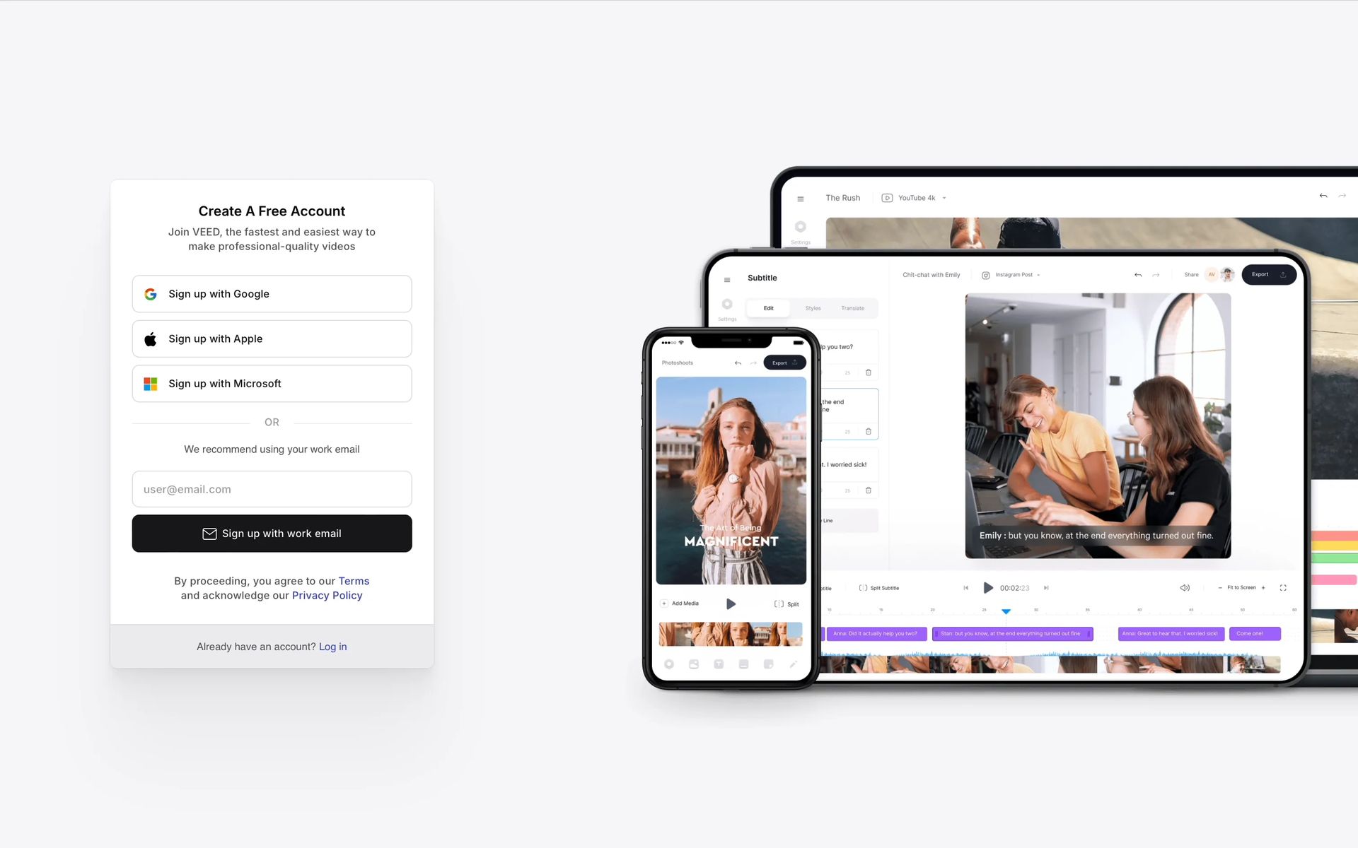 VEED Web Photo & Video interface screenshot 4
