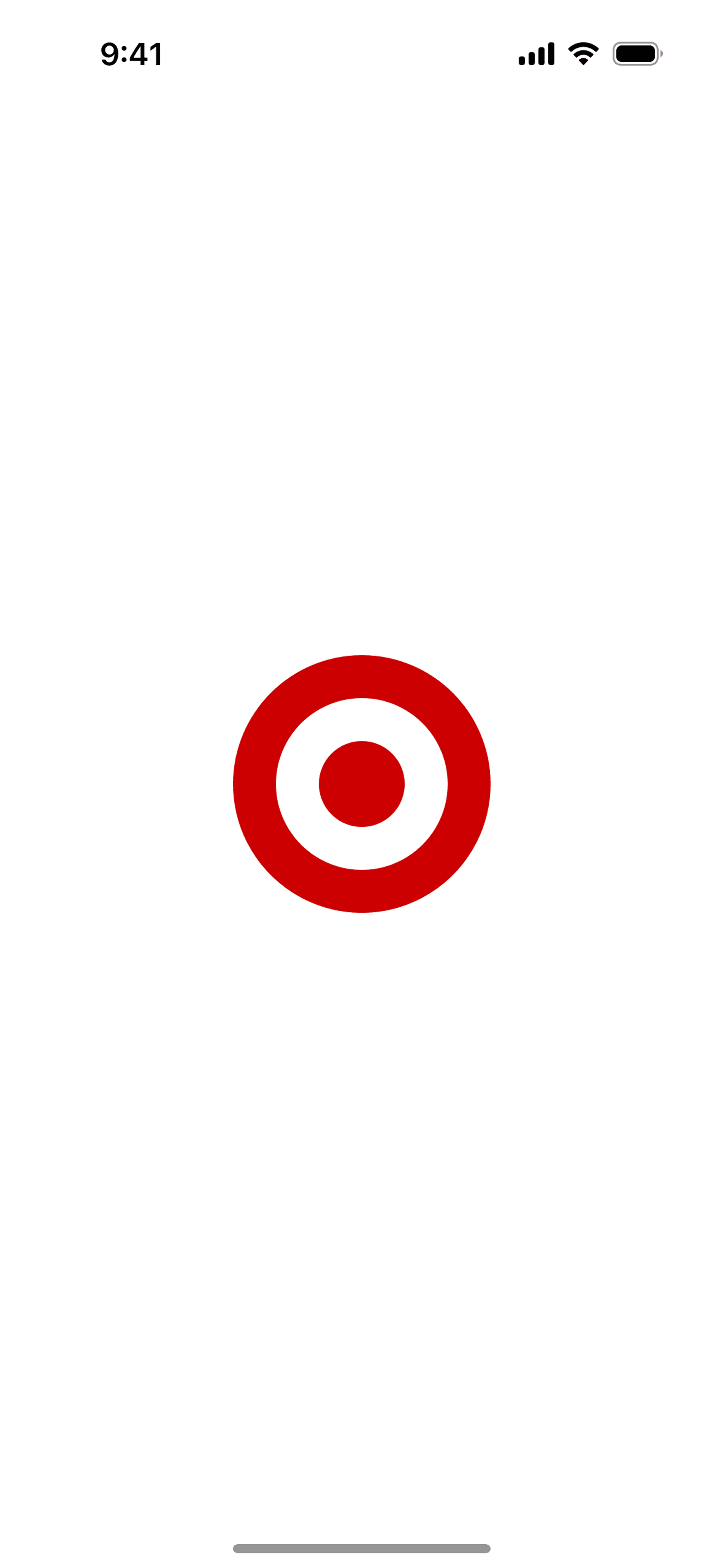 Target iOS Shopping interface screenshot 1