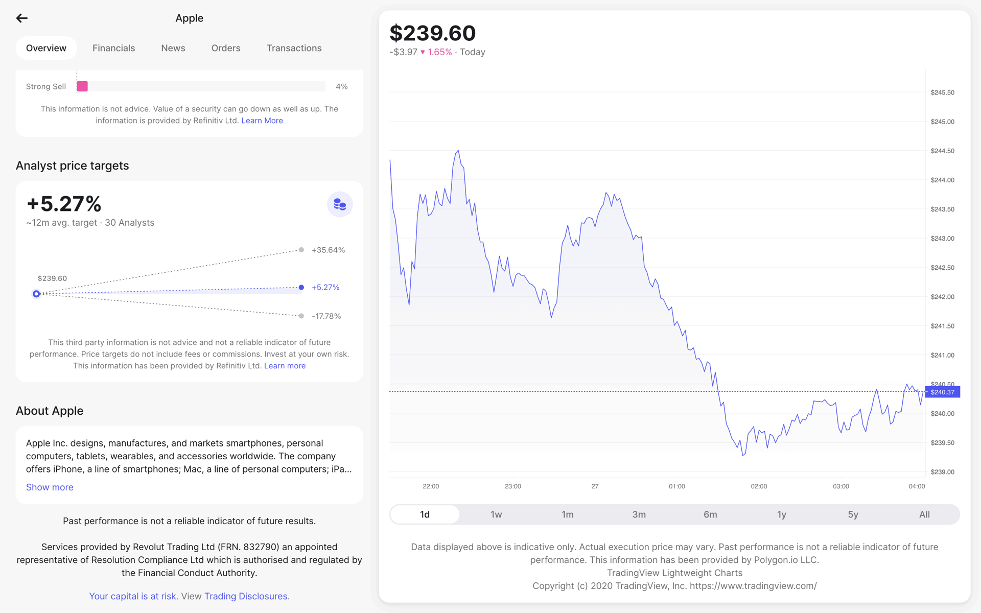 Crypto & Web3 app screen 3