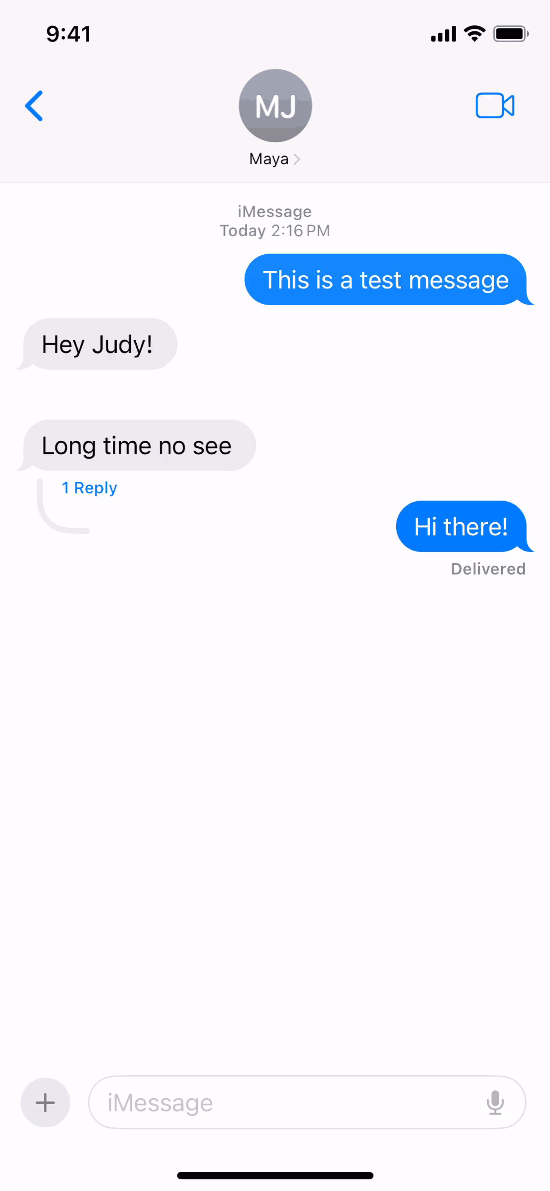 Messages iOS Social Networking interface screenshot 6