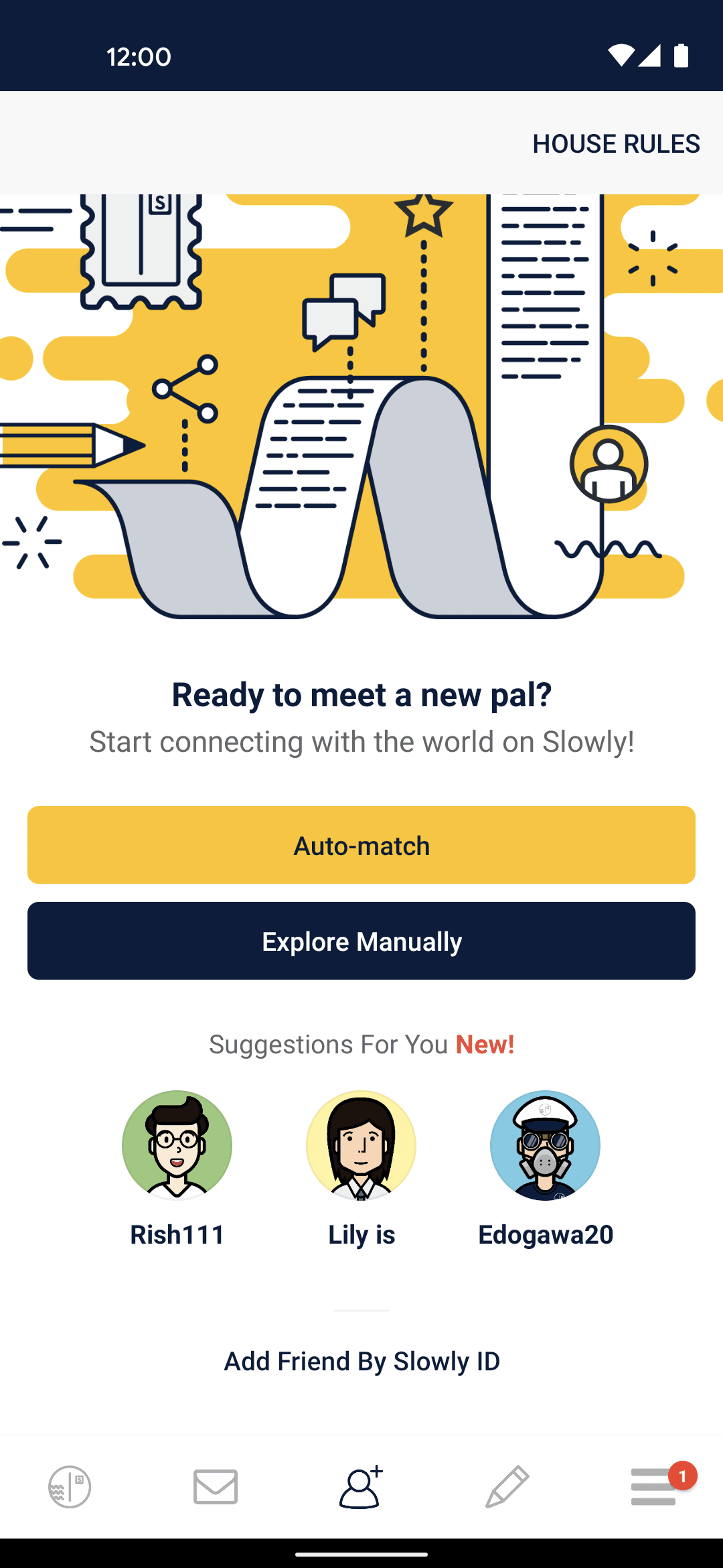 Slowly Android Lifestyle interface screenshot 9