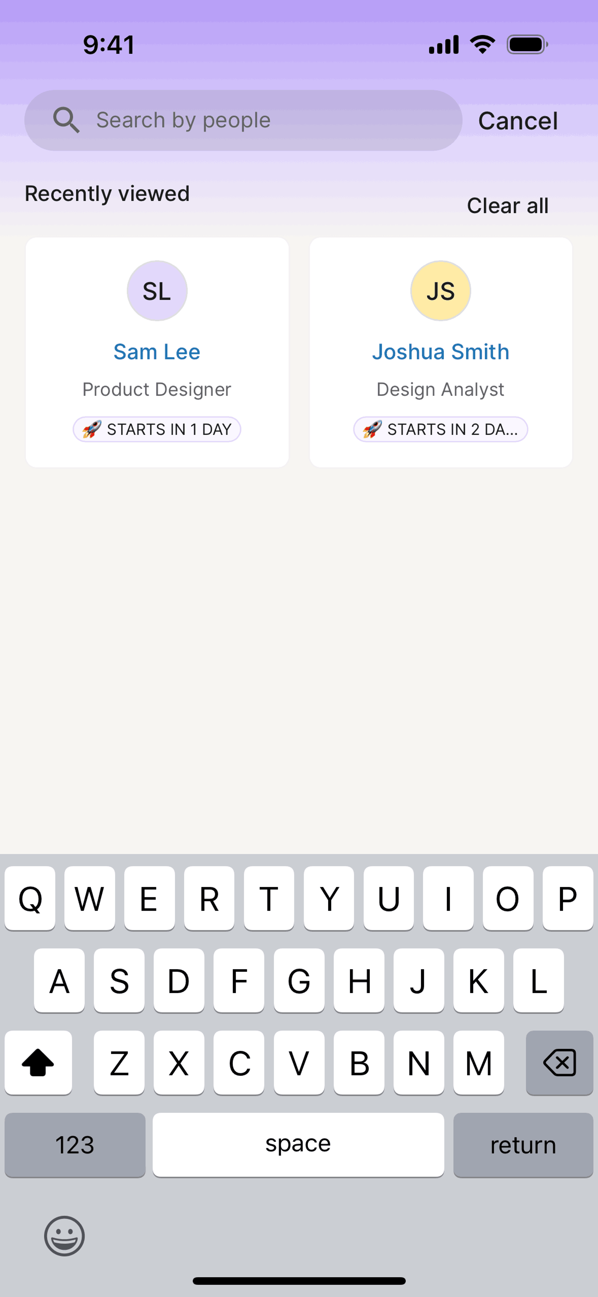 Deel iOS Business interface screenshot 4