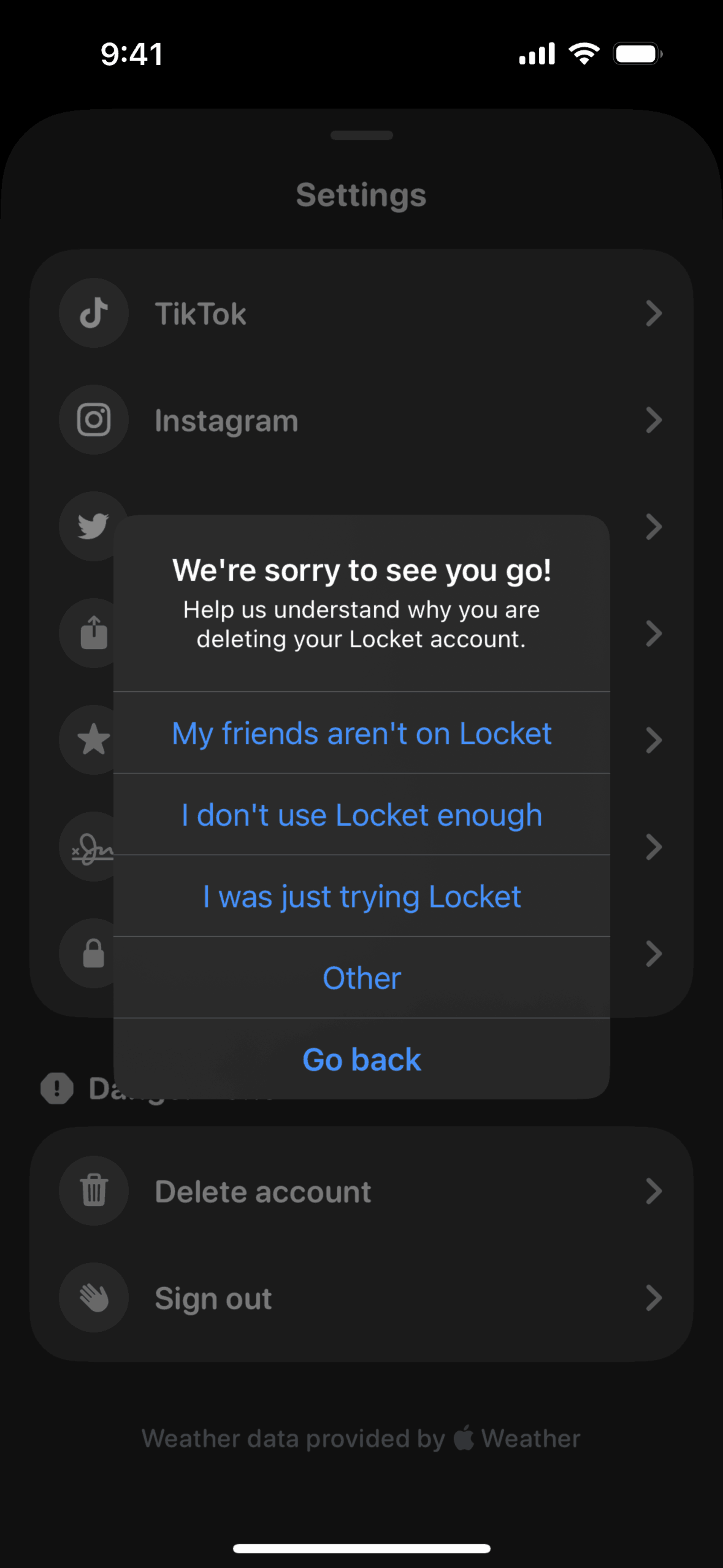 Locket iOS Photo & Video interface screenshot 17