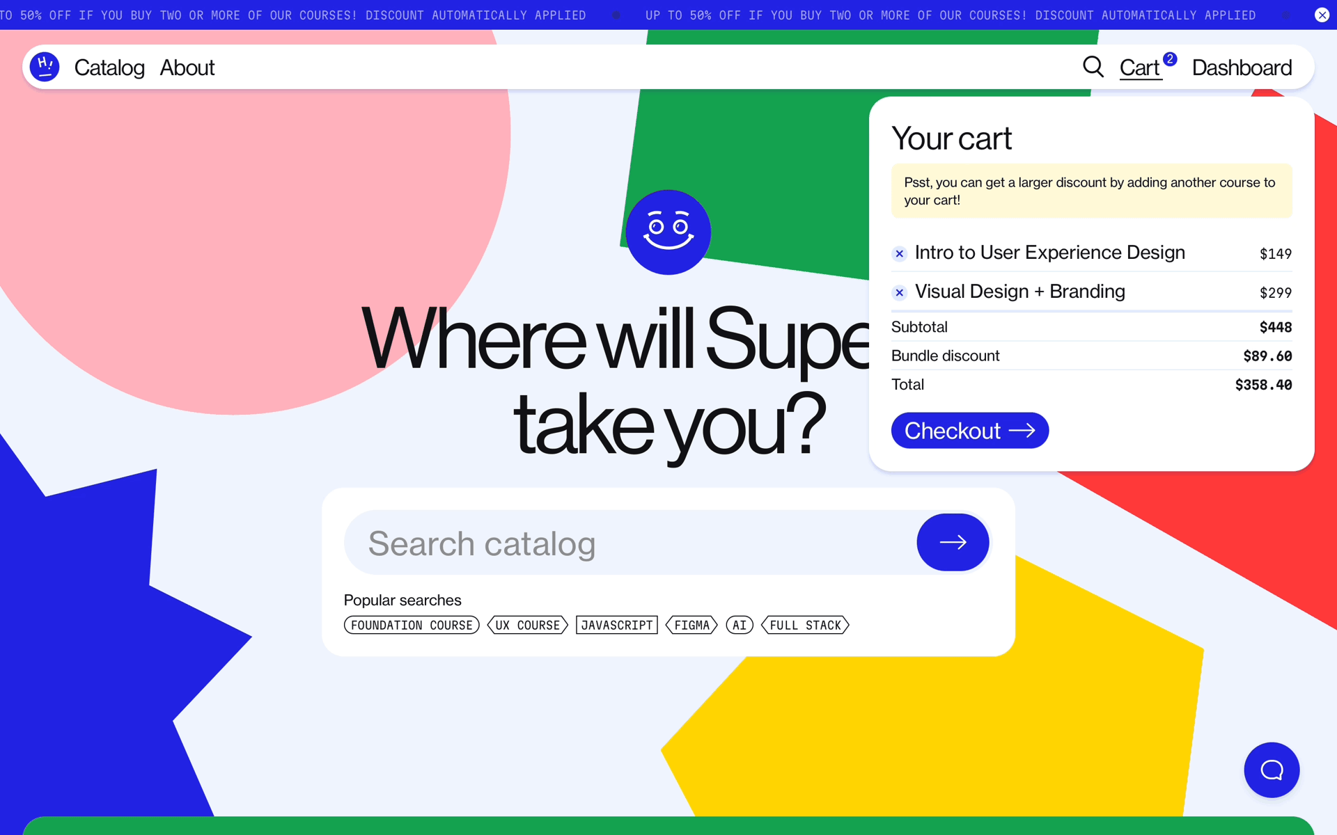 SuperHi Web Education interface screenshot 10