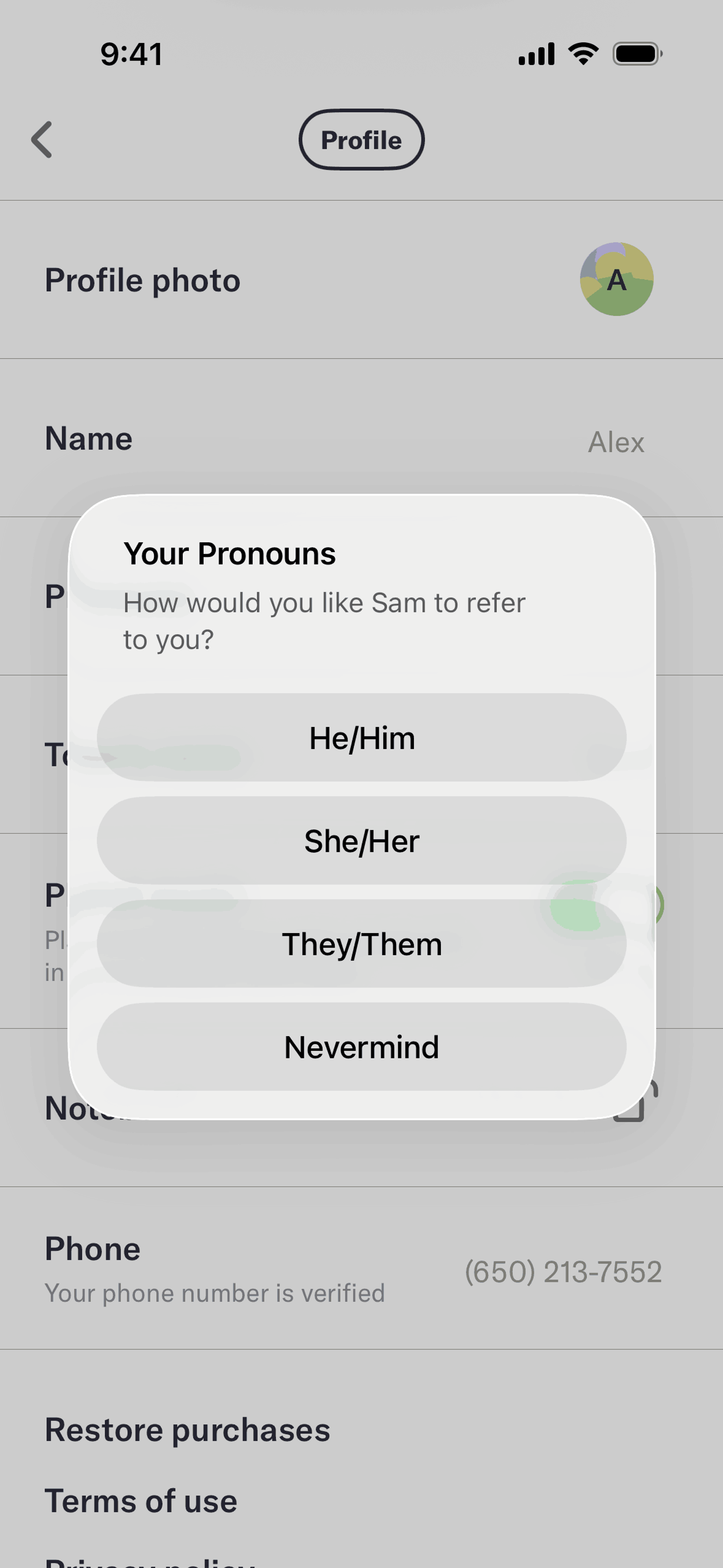 Tolan iOS AI interface screenshot 21