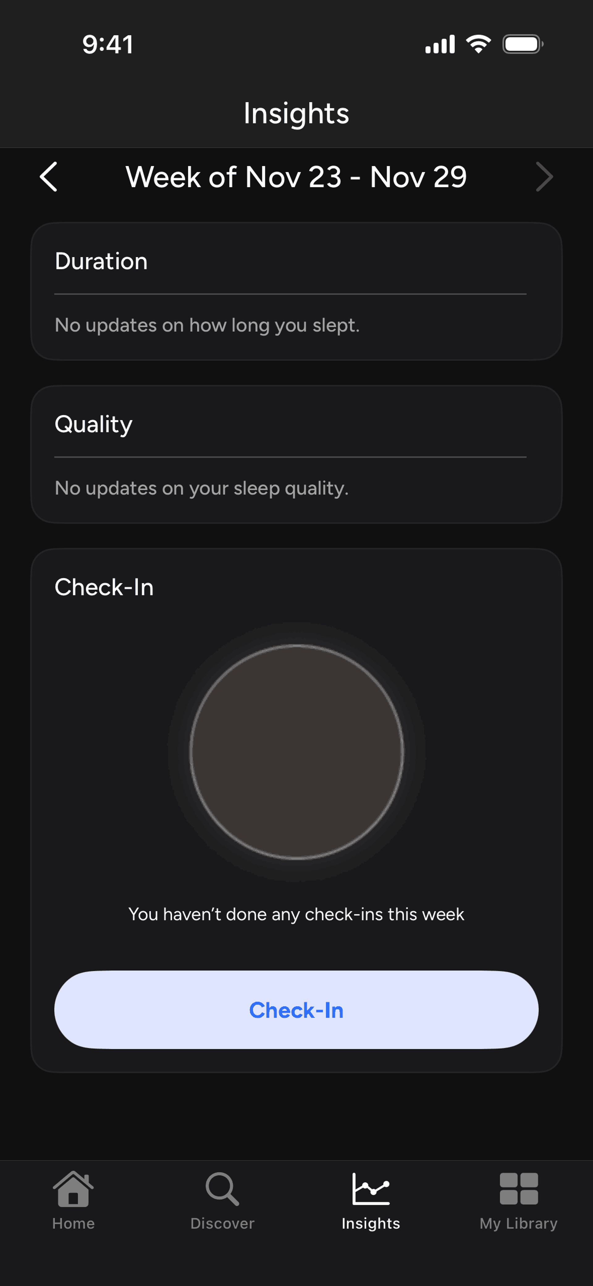 Calm Sleep iOS Health & Fitness interface screenshot 3