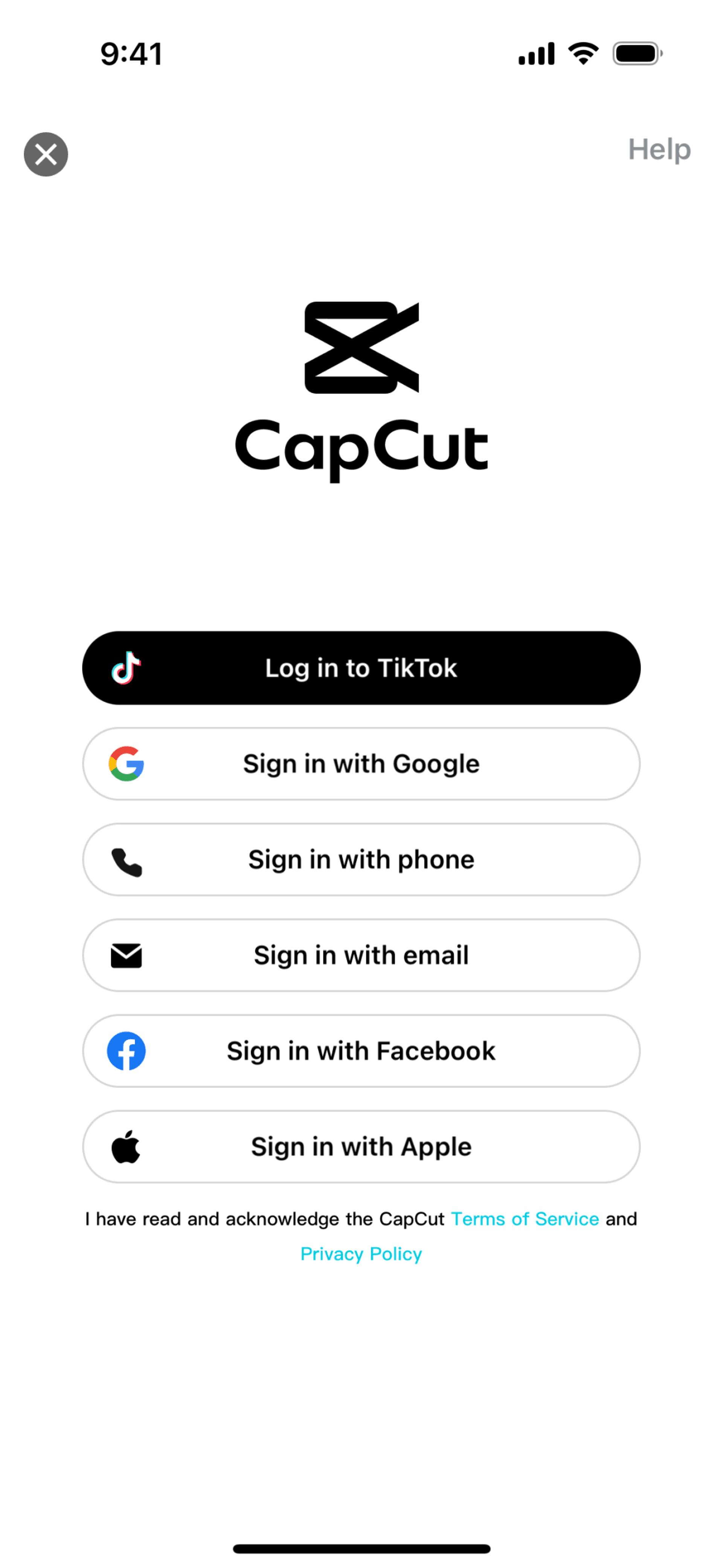 CapCut iOS Photo & Video interface screenshot 14