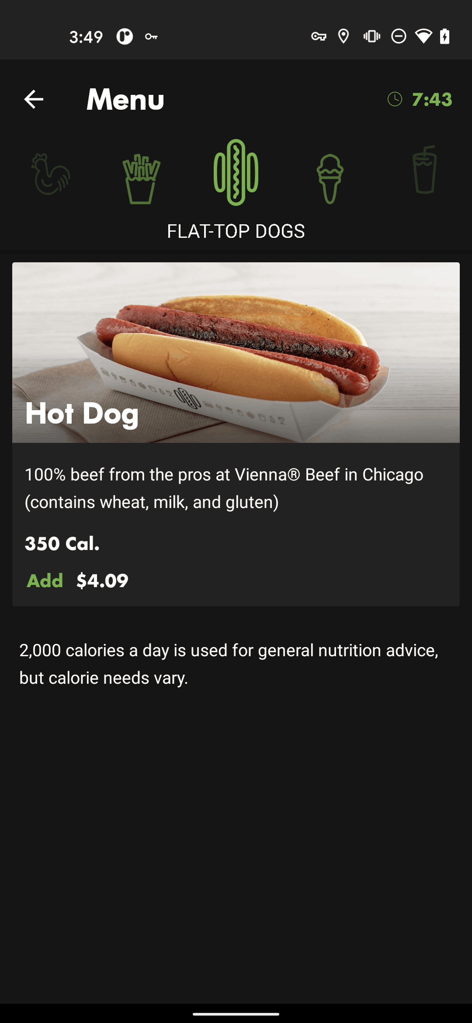 Shake Shack Android Food & Drink interface screenshot 22
