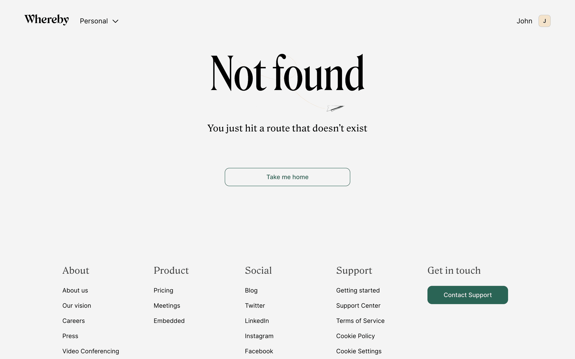 Whereby Web Business interface screenshot 4
