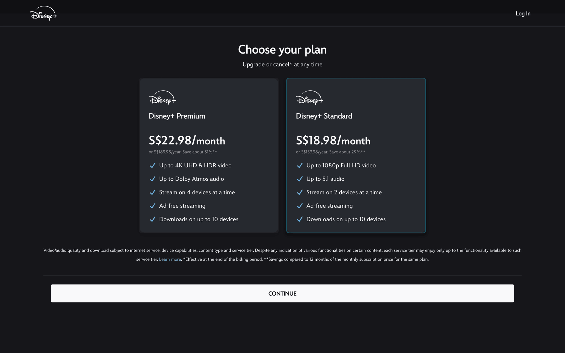 Disney+ Web Entertainment interface screenshot 4