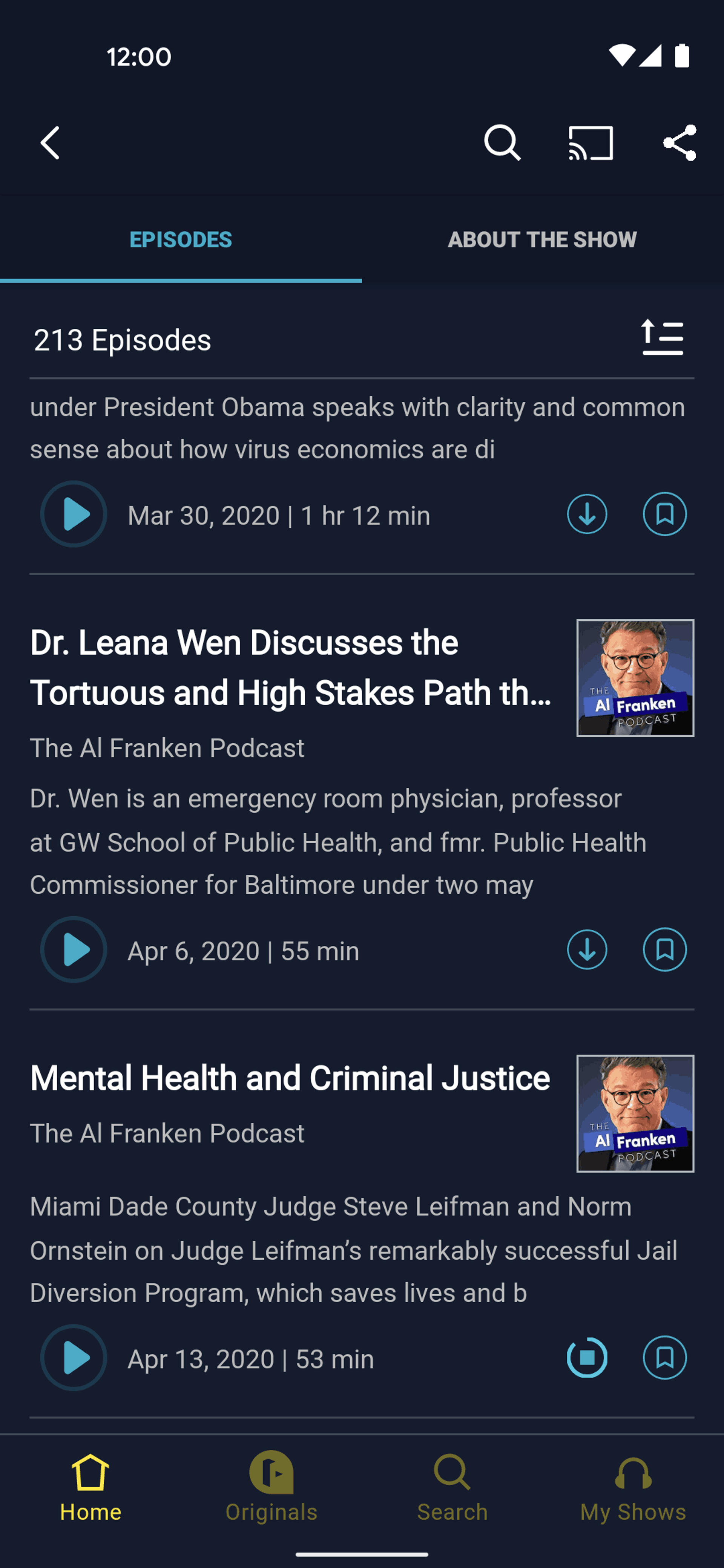 Luminary Android Entertainment interface screenshot 17