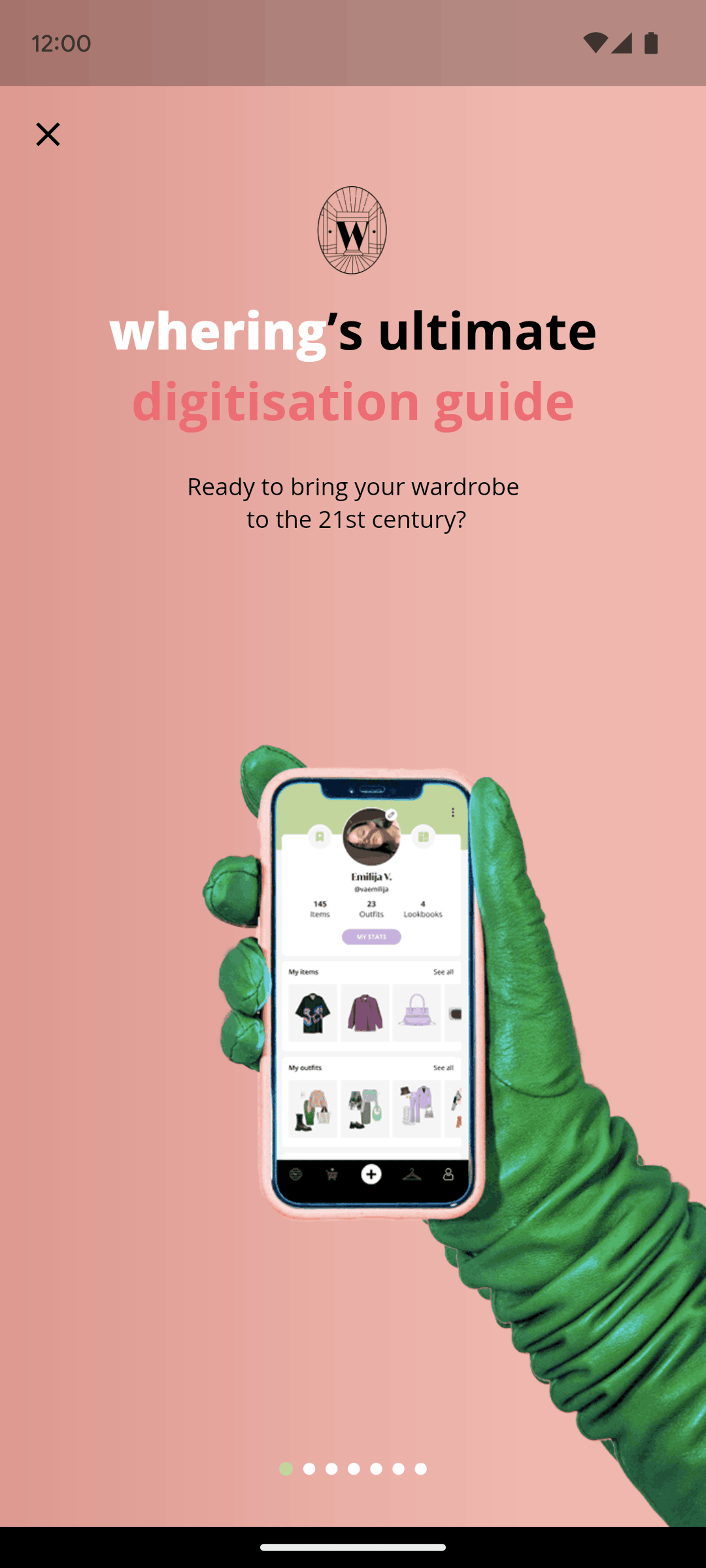 Whering Android Lifestyle interface screenshot 20